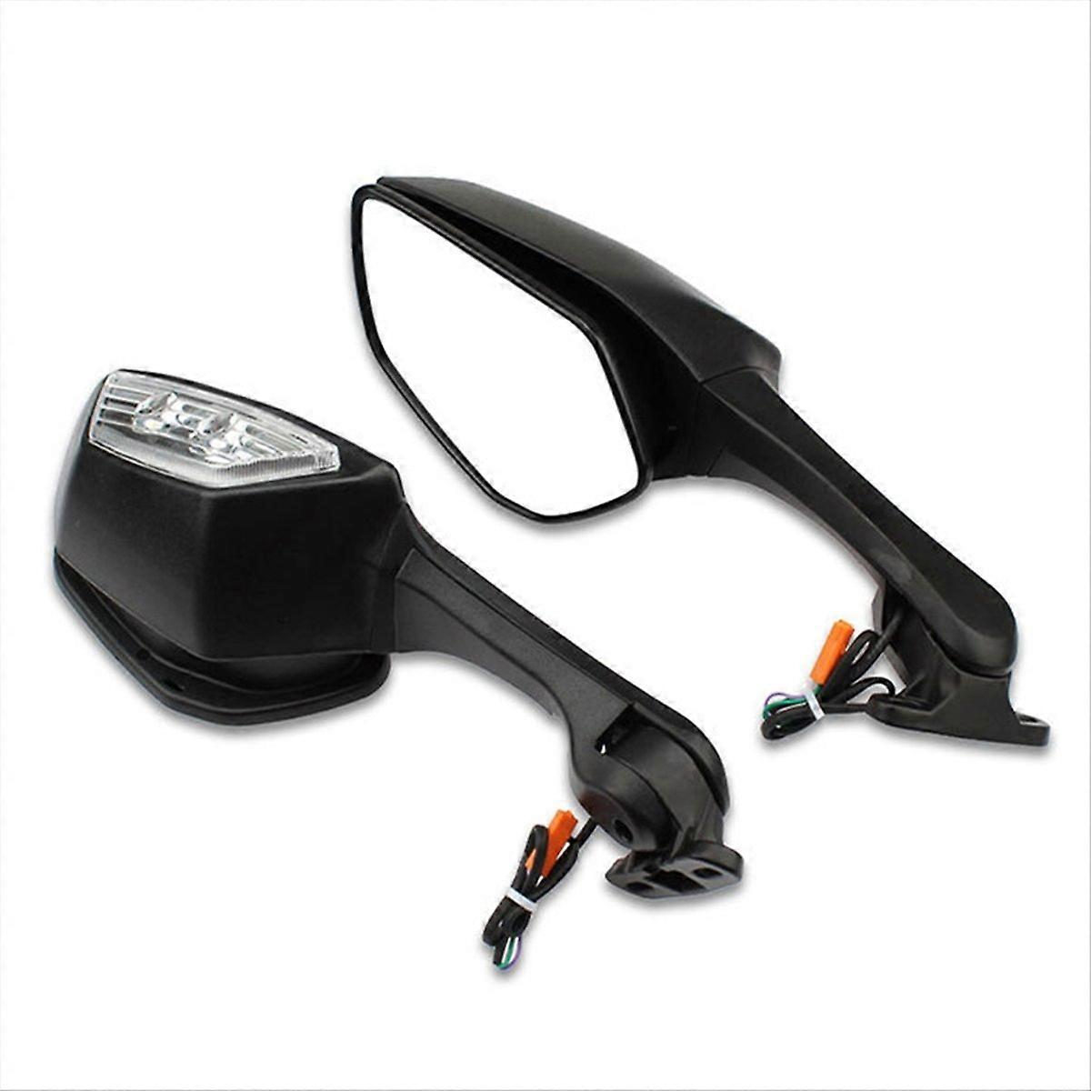 Motorcycle Rearview Mirror Turn Signal Light For 
