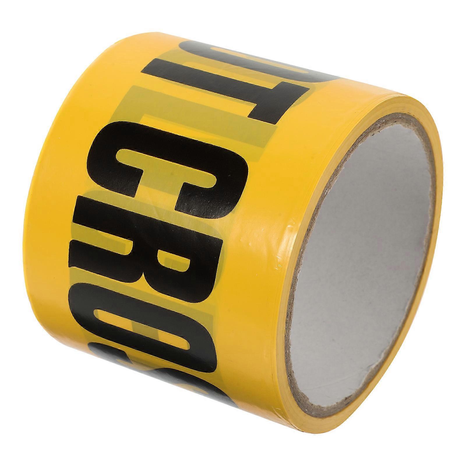 Crime Scene Tape Reflectors for Outdoor Use Yellow PVC Caution Tape 500 Feet