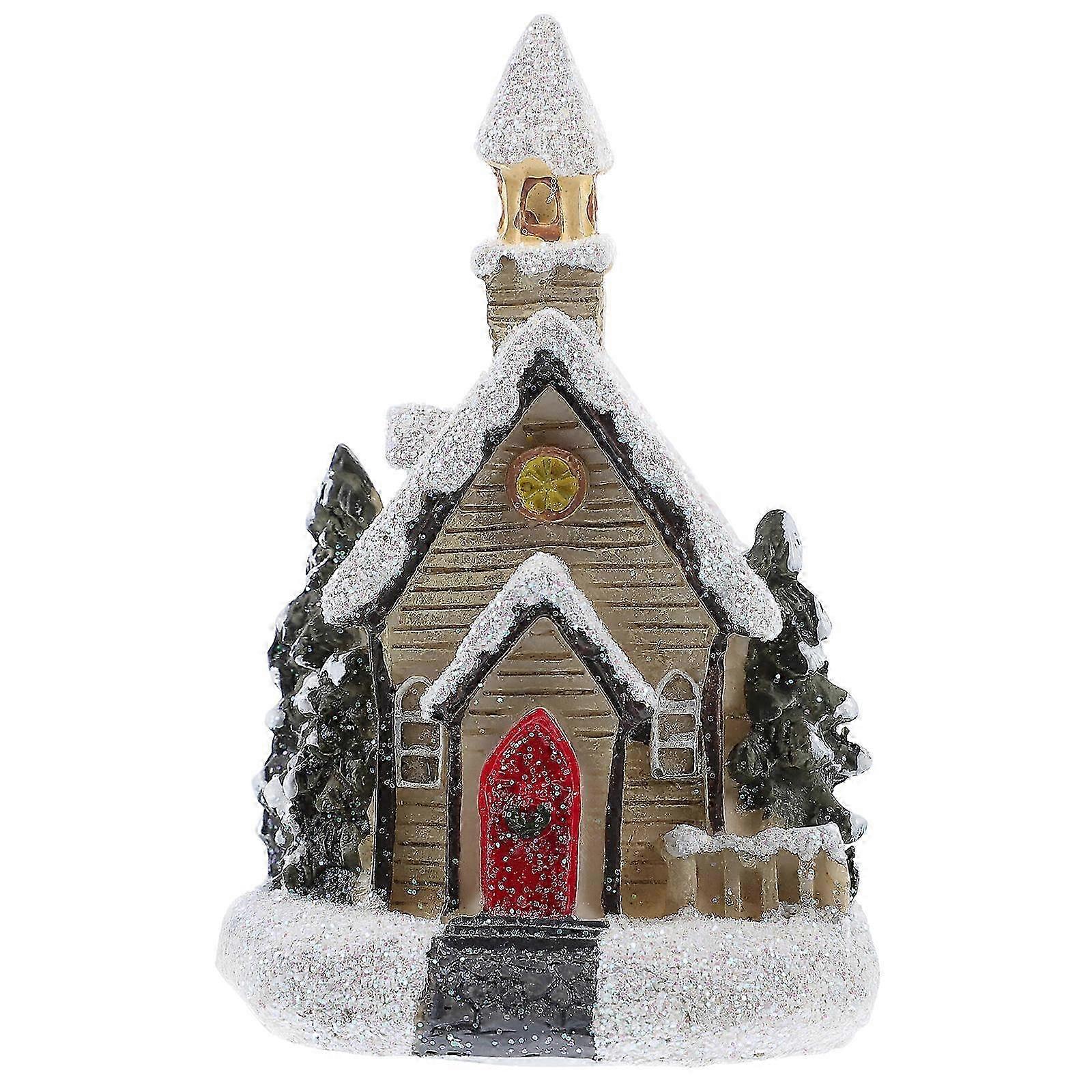 Small House Decorations for Creating a Festive Winter Village Display
