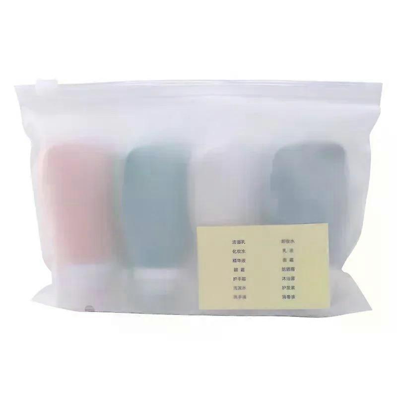 60/90ml Shampoo Container Reusable Travel Bottle Leak Proof Squeezable Liquid Refillable Lotion Bottle Silicone Filling Bottle