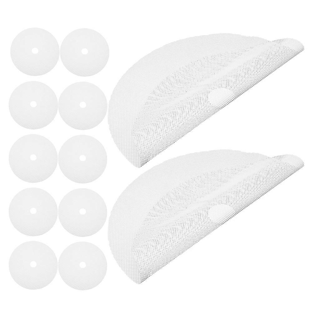 48Pcs Round Silicone Drying Mats Food Dehydrator Non-Stick Sheets