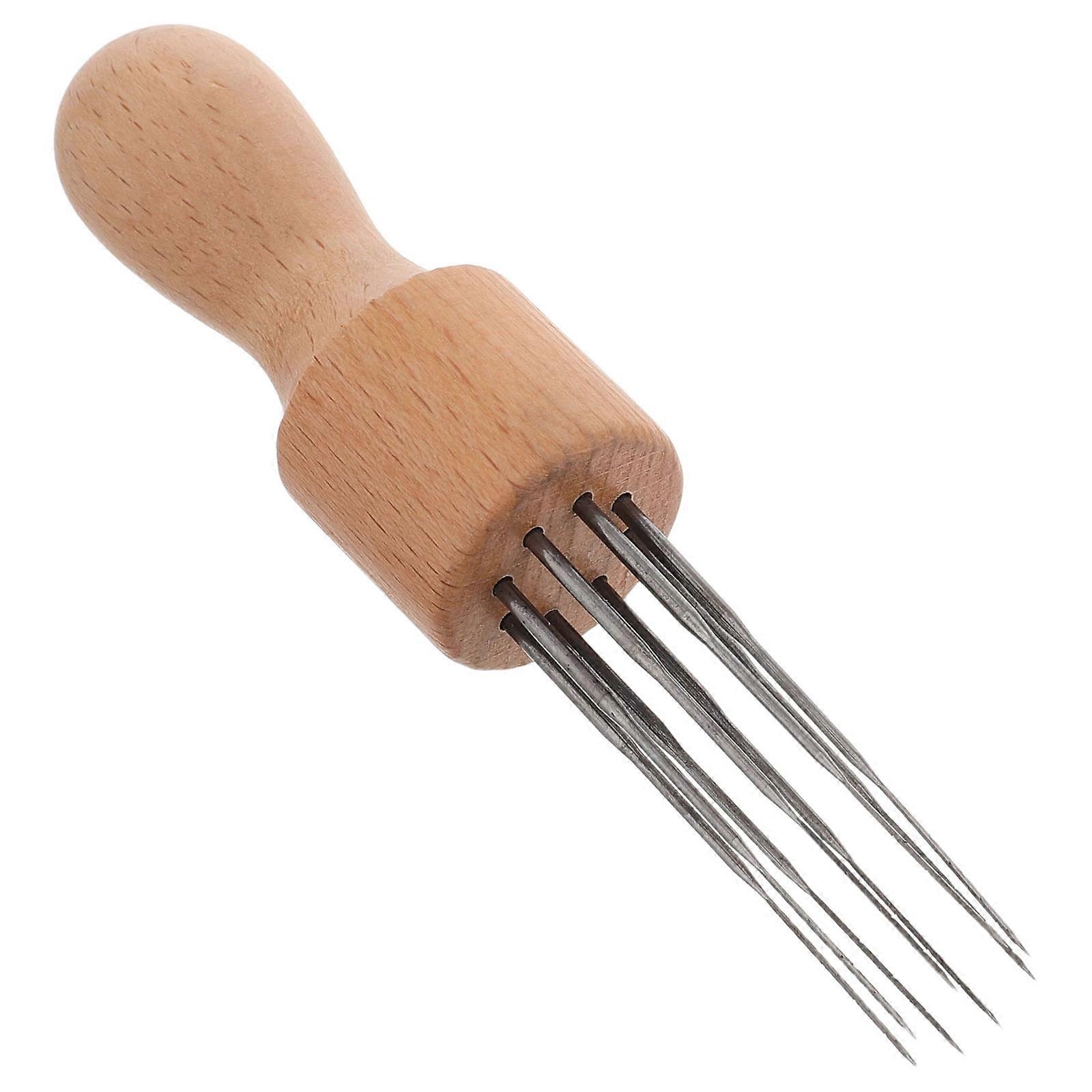 Durable Wooden Handle Needle Felting Tool for DIY Wool Crafts