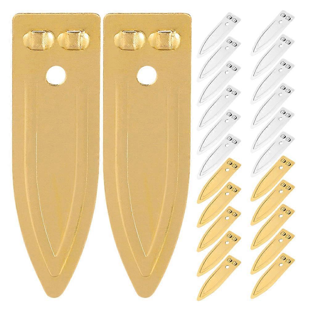 24Pcs Copper Zinc Electrode Strips for School Lab Experiment Materials