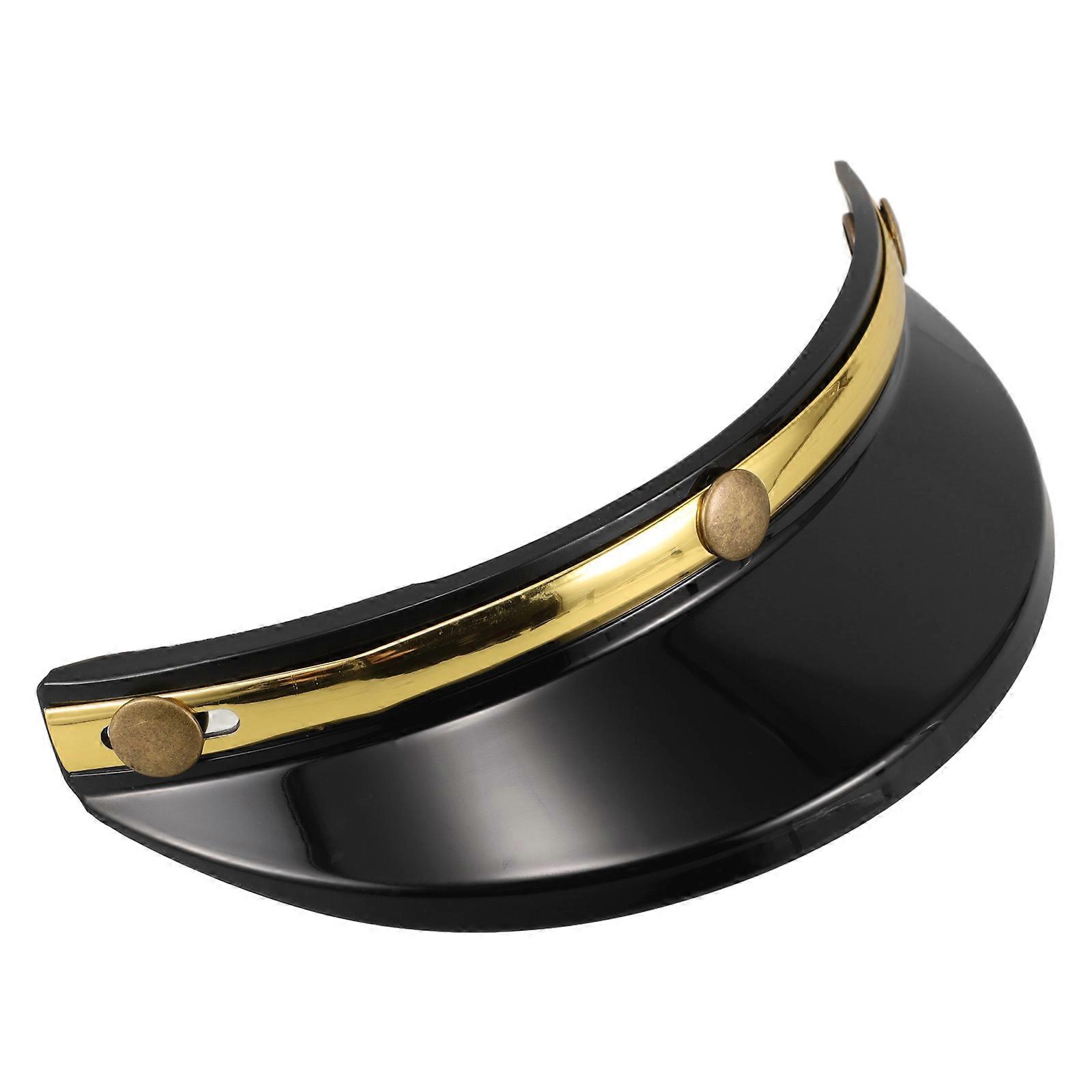 Visor Replacement for Motorcycle Offering Sun Shade