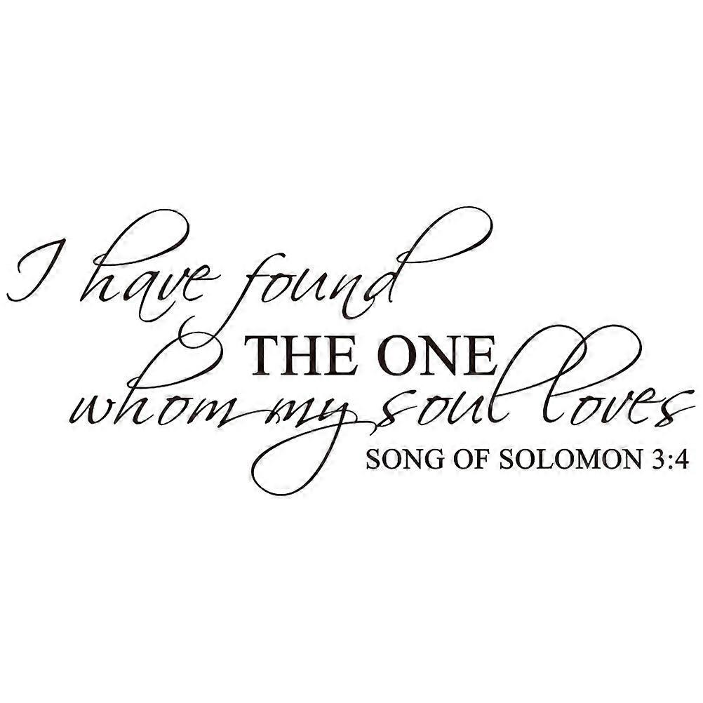 Wall Decals 3:4 Bible Verse for Home Decoration 2Pcs