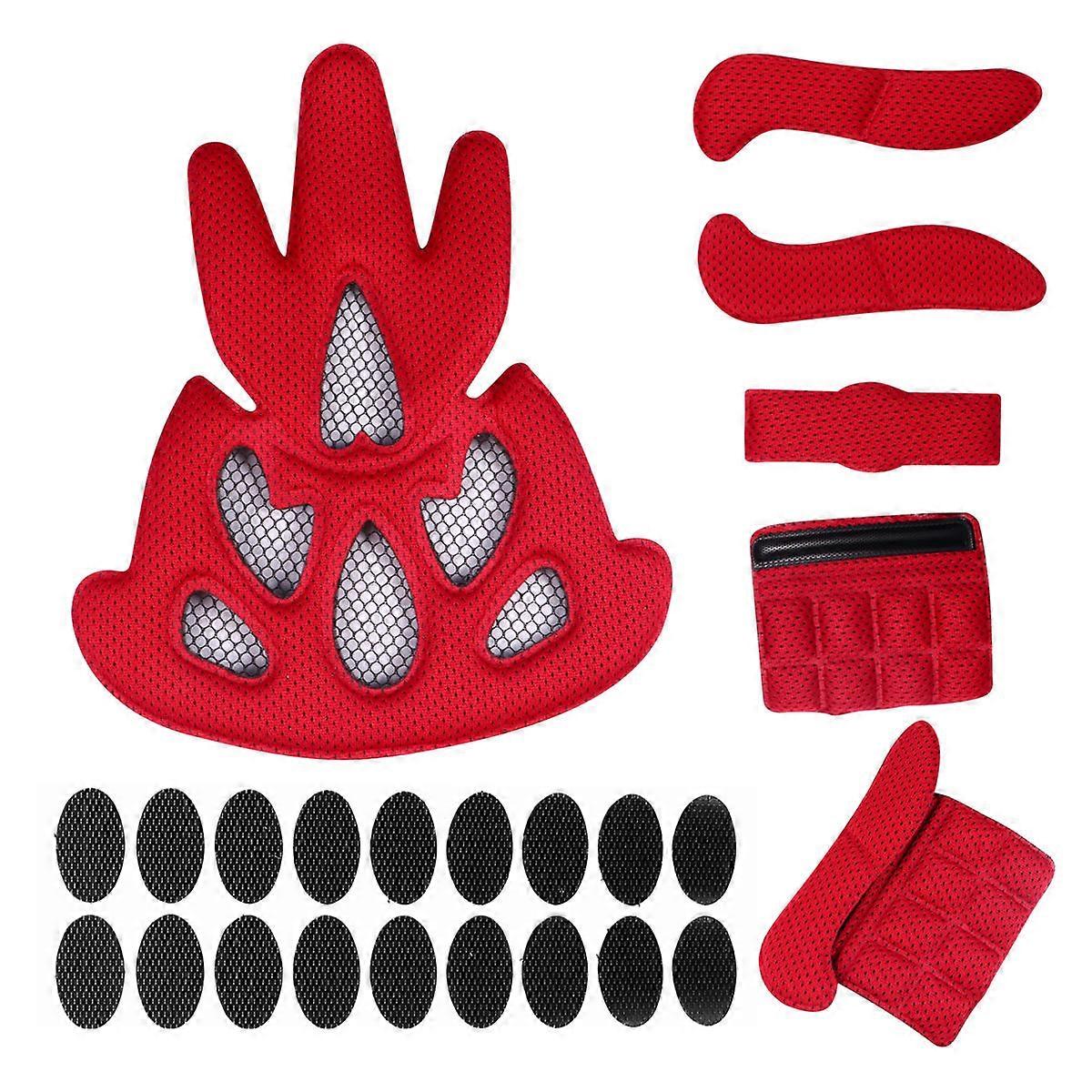 Pad Safety Kit for Use Containing 3Sets Red Buffing Pads