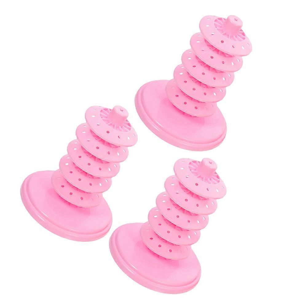 9Pcs Pink Candy Holder Stand for Cake Pop Display Adjustable