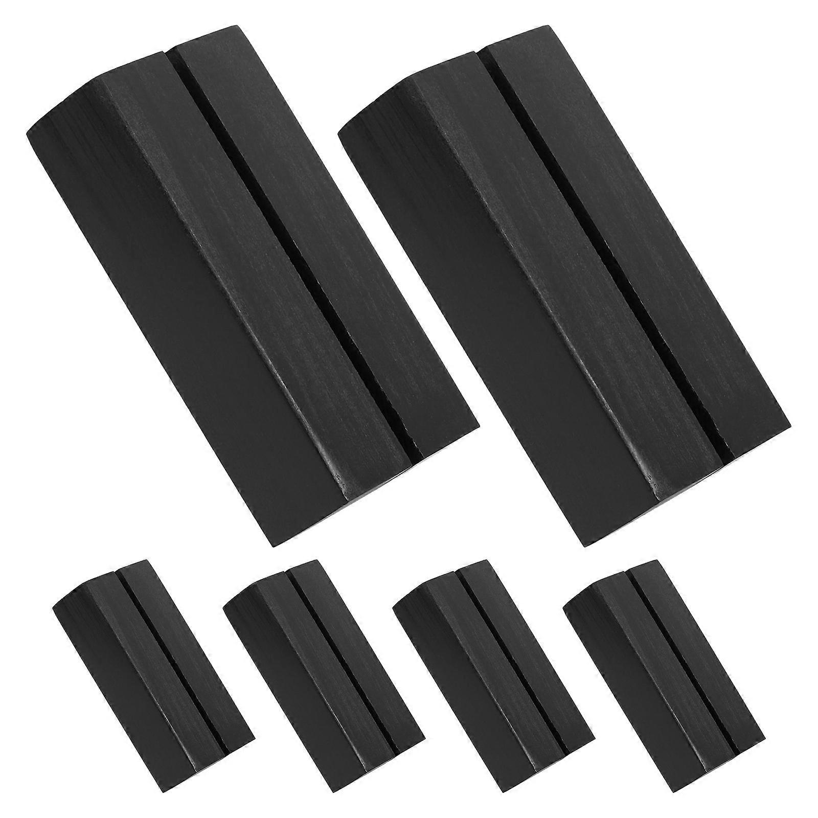 Sturdy Rectangular Table Name Holder Base For Wedding Decorations 6Pcs Ideal For Holding Table Numbers