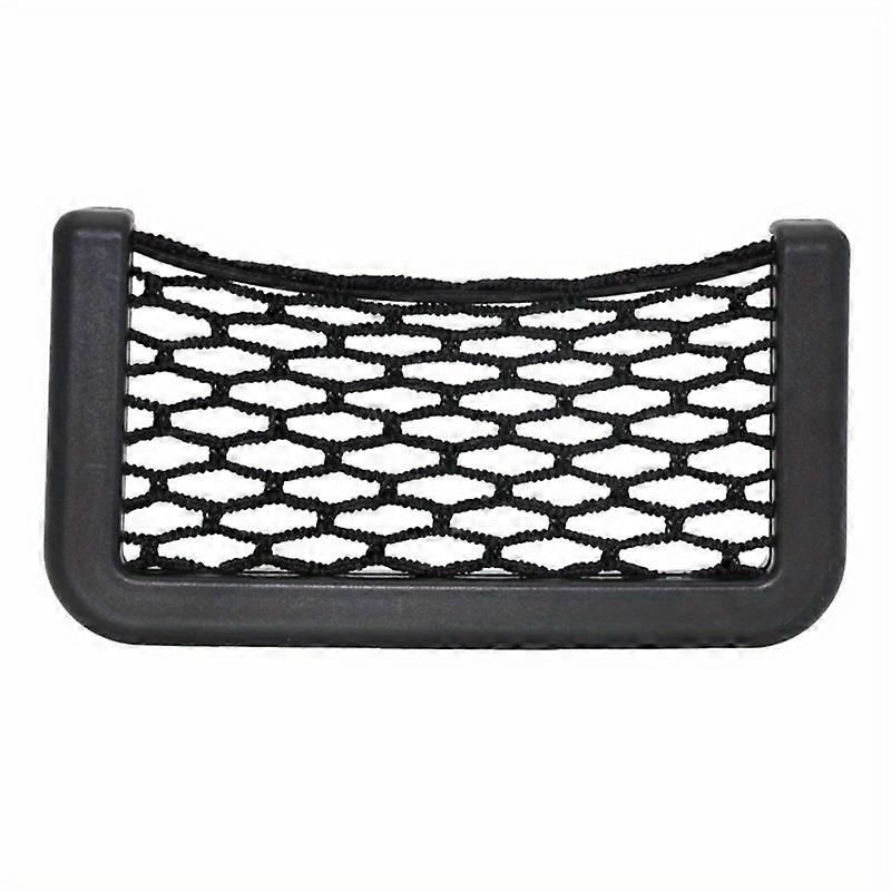 1Pc Universal Car Organizer - Mesh Storage Bag Net Pocket, Multi-Function with Phone Holder, Easy Access Auto Accessory