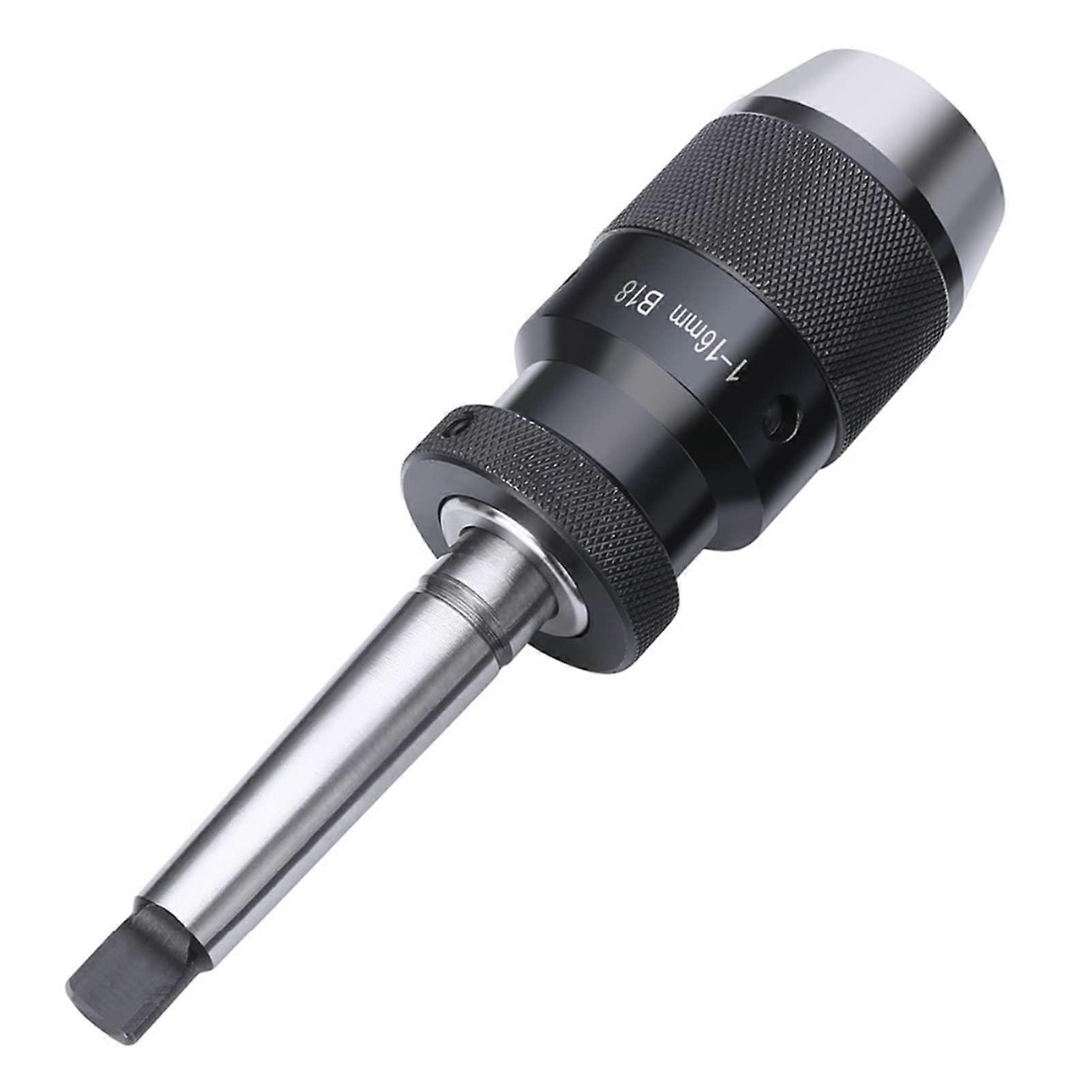 Keyless Drill Chuck 116mm with MT2B18 Arbor, Wide Clamping Range, Precise Centering Accuracy