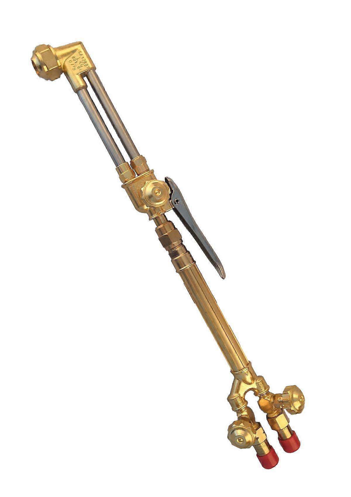 Medium Duty Cutting Torch with CA1350 Attachment and 100C Handle, Forged Brass Oxygen Acetylene