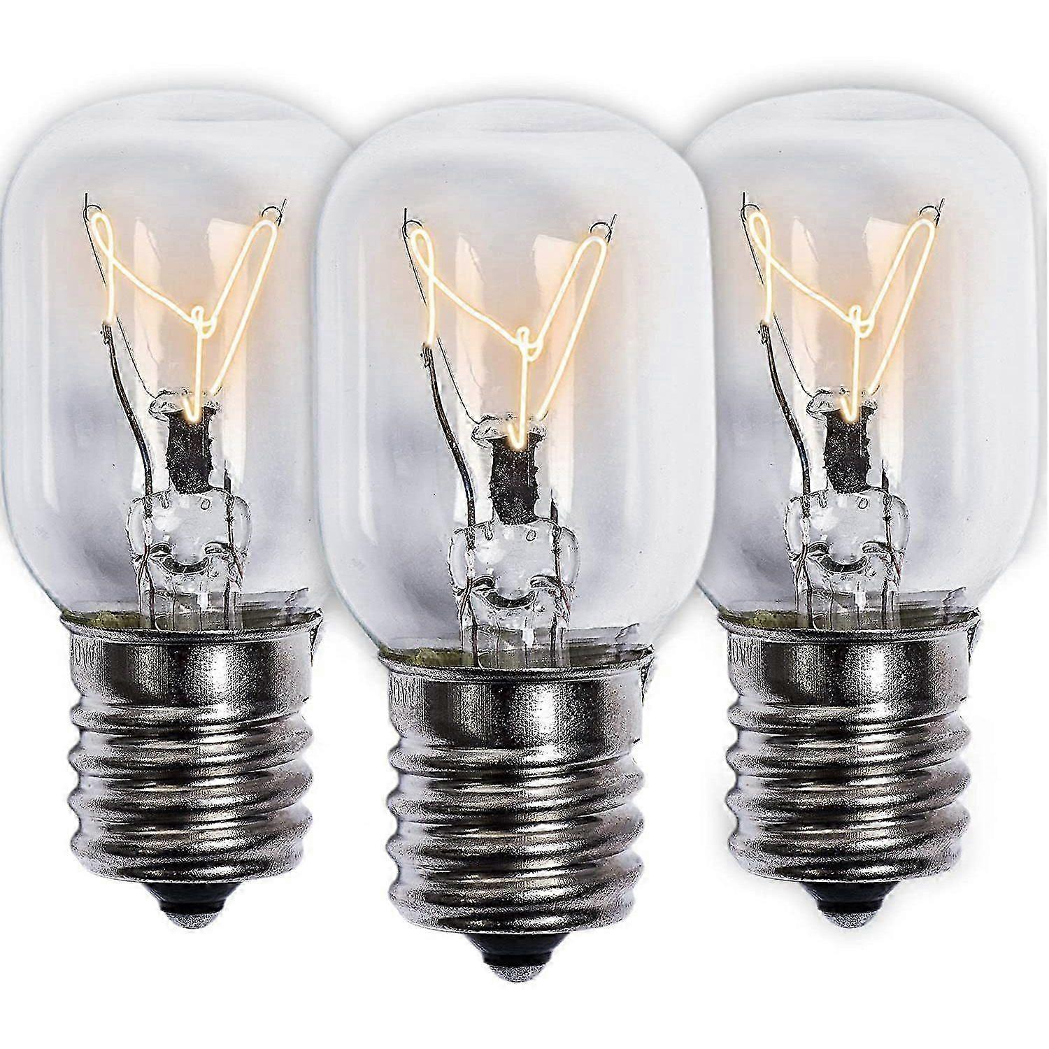 3x E17 40W Microwave Light Bulb (125V)-JJ