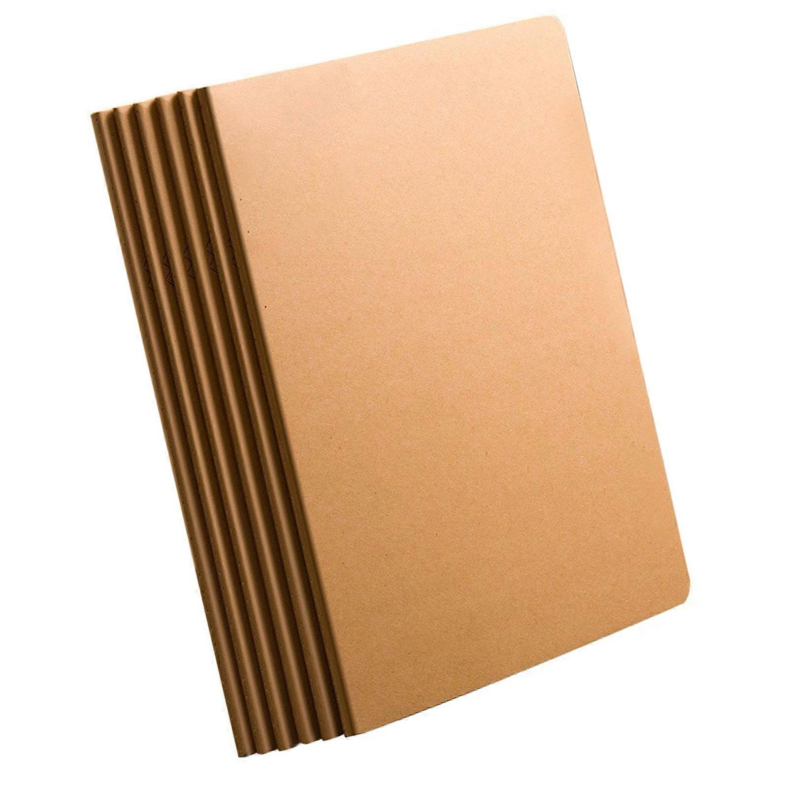 6Pcs Multipurpose Test Book Set Learning Pads B5 Notebooks 36 Sheets Each Horizontal Pages for Study Work Organization Multicolor