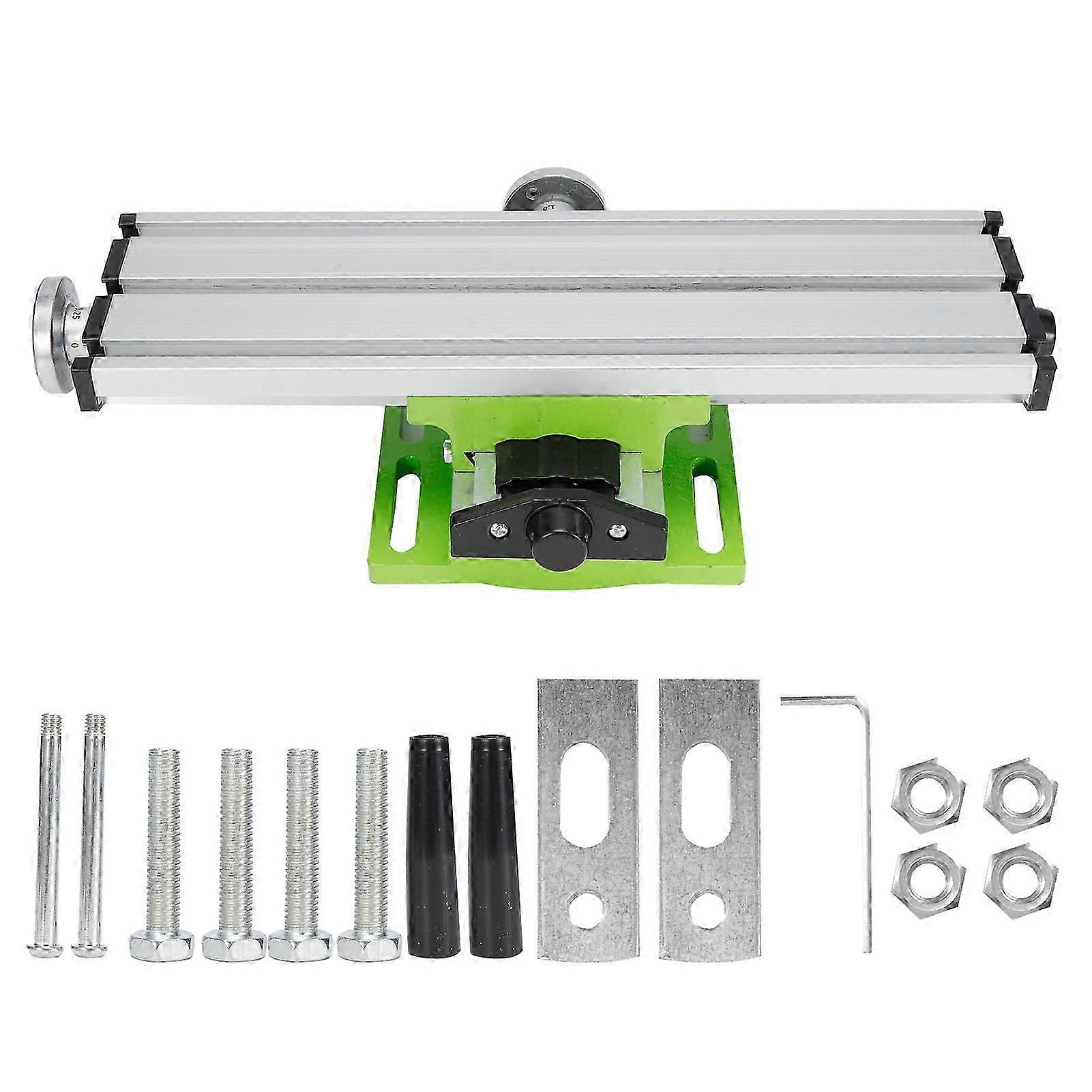 Milling Worktable Multifunction Alloy Steel Drilling Slide Crossed Table Set Machine Tools