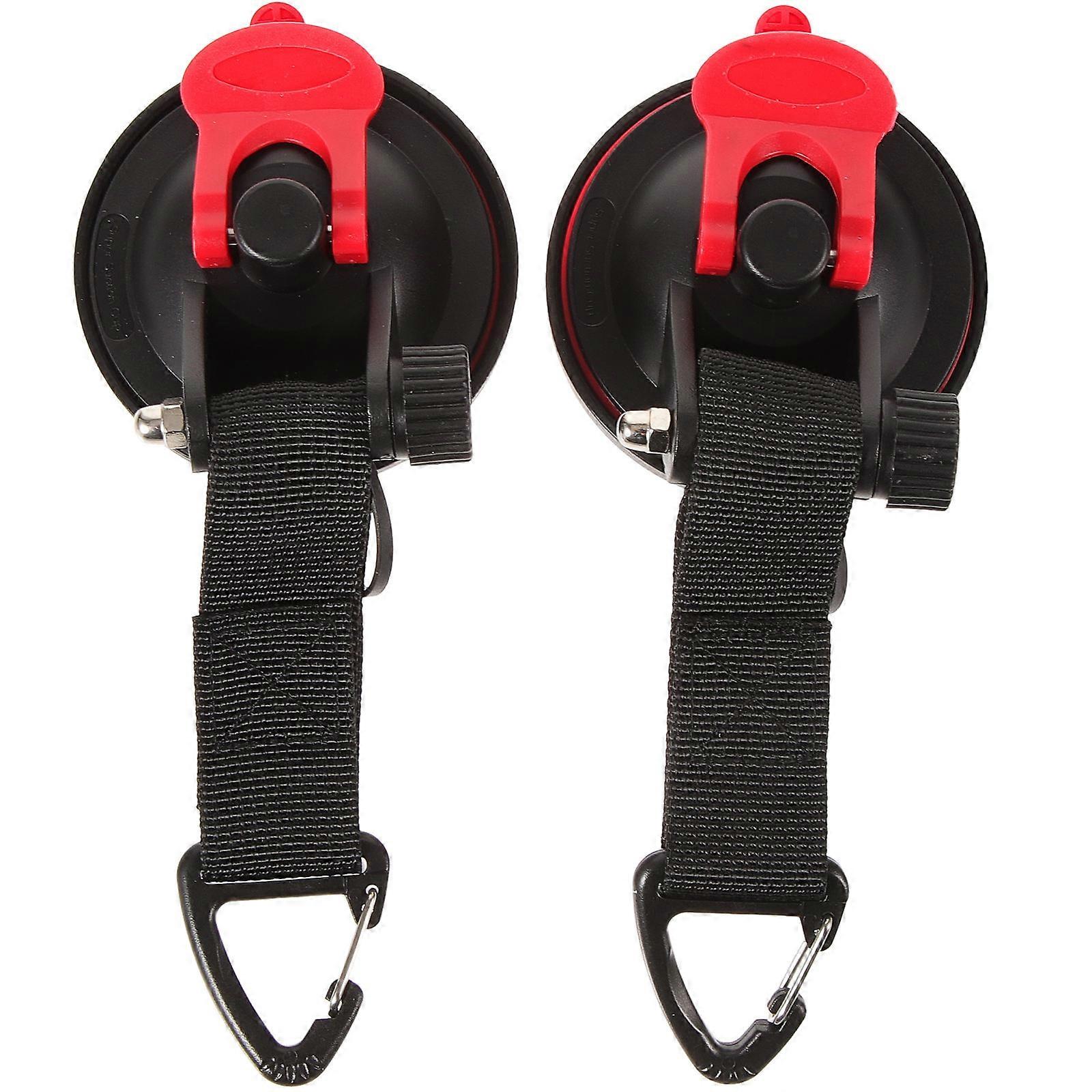Tent Hooks Multi-Function Hooks Suction Cup Hook For Car Window Travelers Outdoor Camping 2Pcs