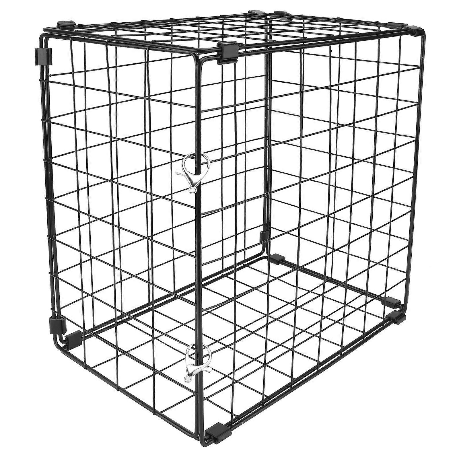 Pet Cage Iron Cat Cage for Folding 1Pcs Household Practical Use