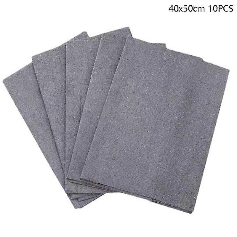 10Pcs Thickened Magic Cleaning Cloth Microfiber Surface Instant Polishing Clean