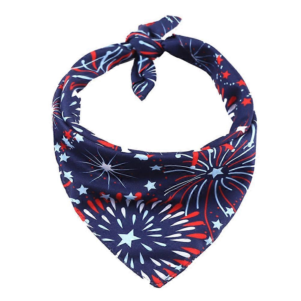 Dog Collar Pattern Triangle Saliva Towel 2Pcs Set