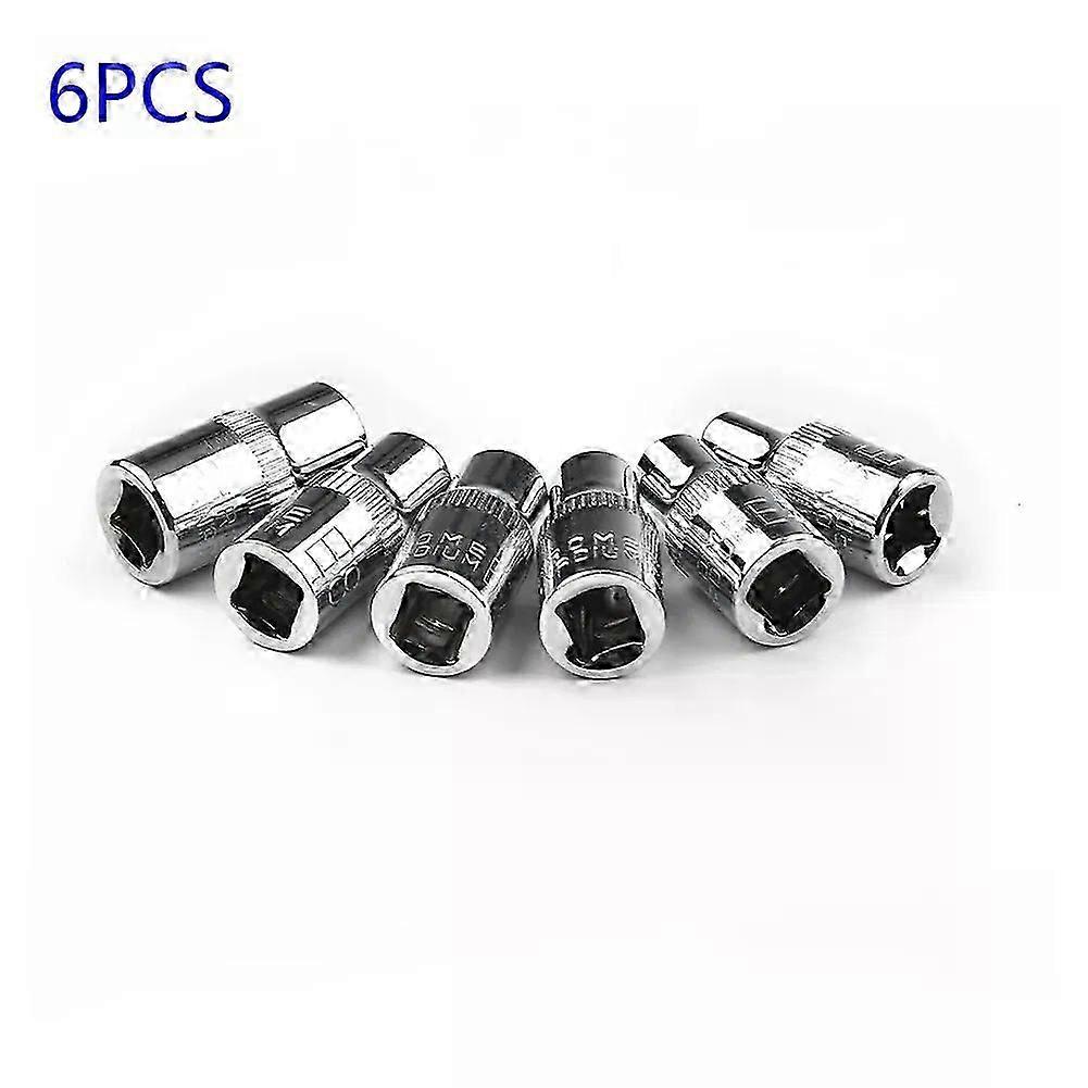 1/6/7 pcs 1/4 3/8 ratchet socket set torque wrench Torx star female socket adapter E-type socket driver adapter hand tool