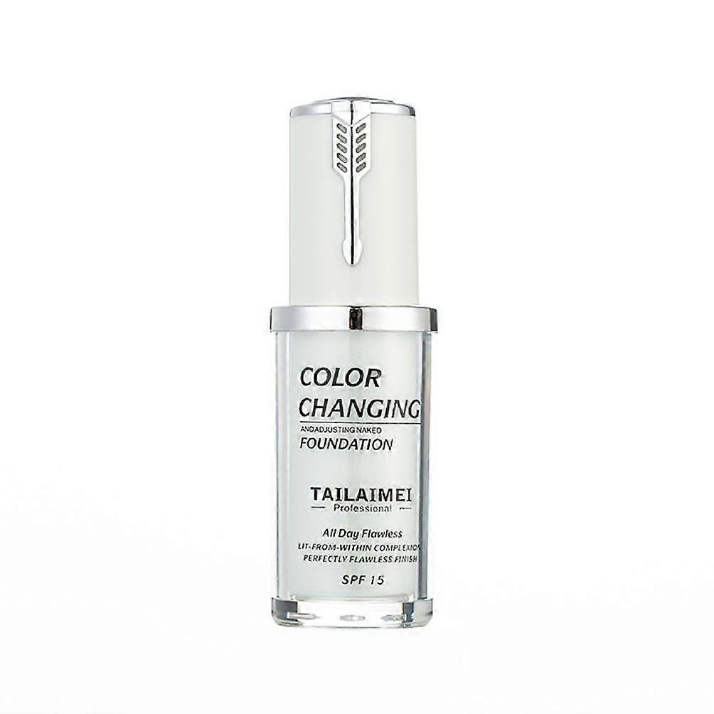 Colour Changing Full Coverage Foundation SPF15 with Color Adapting Formula for Warm Skin Tone