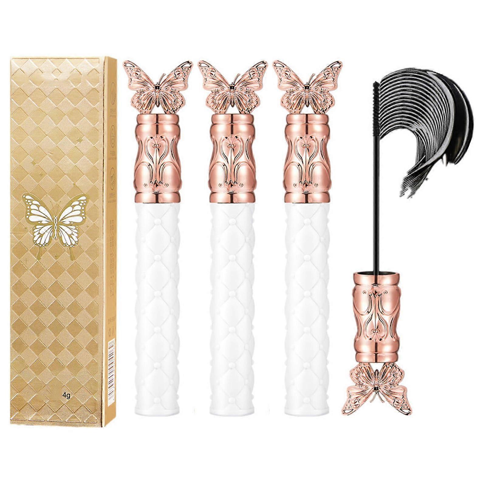 Waterproof Volumizing Mascara Set 3PCS LongLasting Curl Boost and SmudgeProof Lash Separation