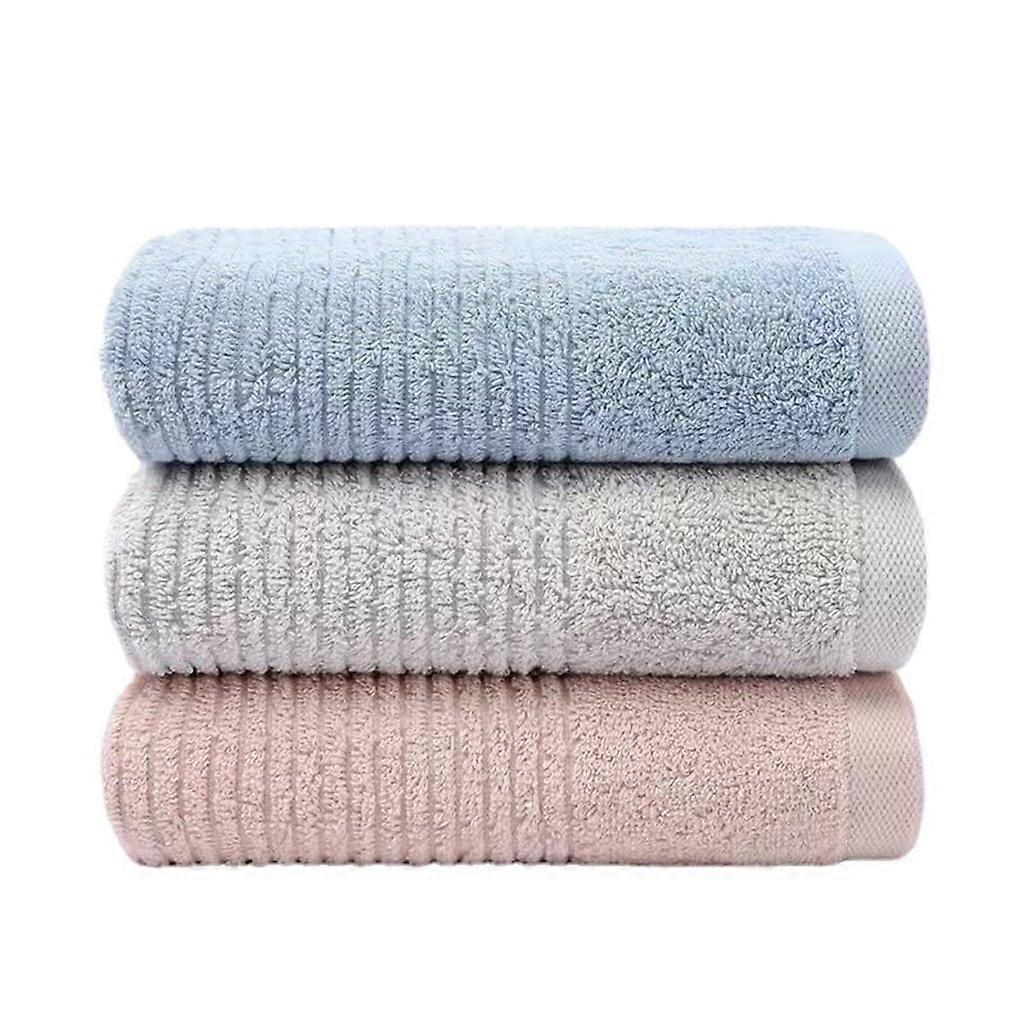 Cotton Face Towel Soft Absorbent Lint Durable Edge Stitching for Hand and Face Use