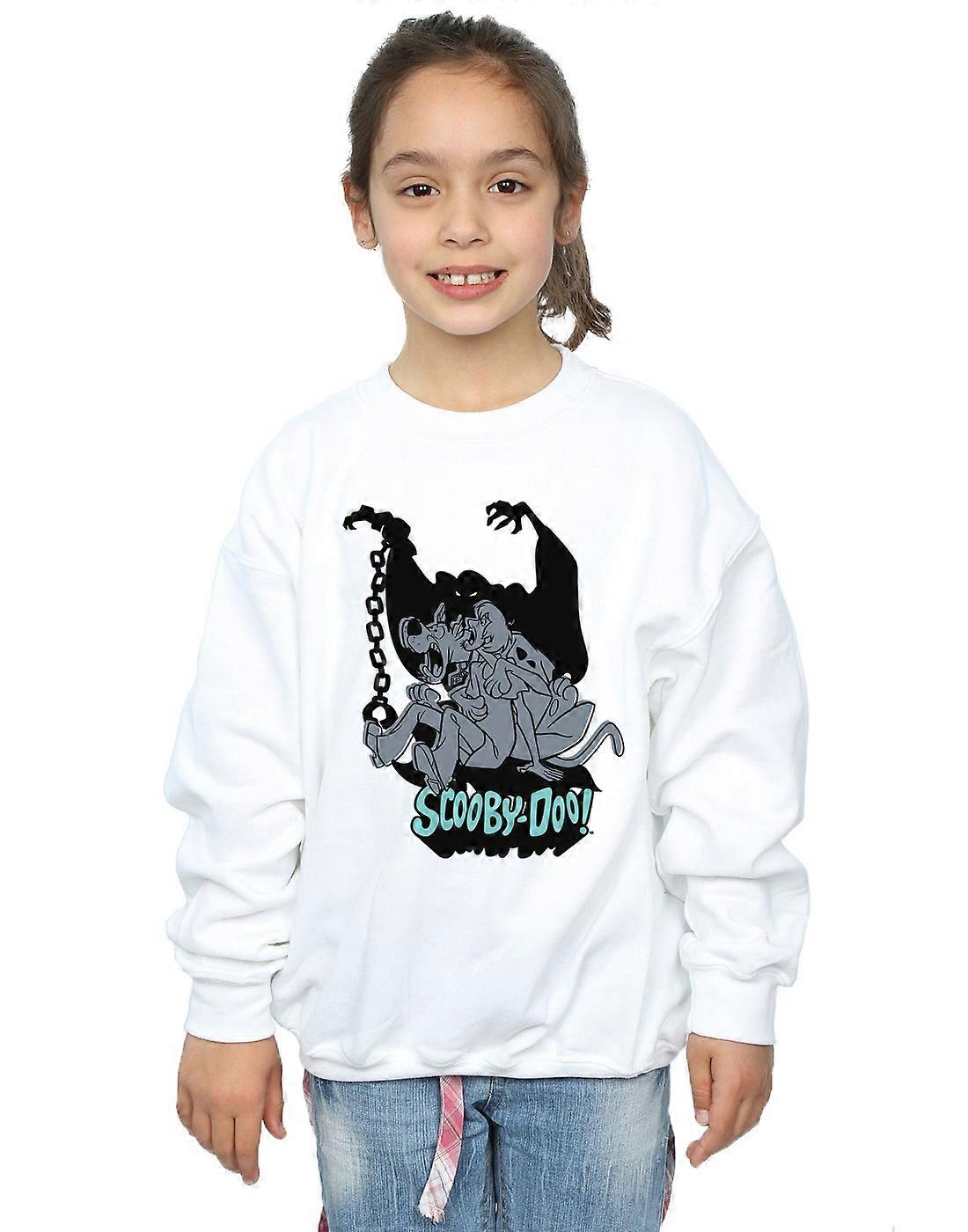 Scooby Doo Girls Scared Jump Sweatshirt