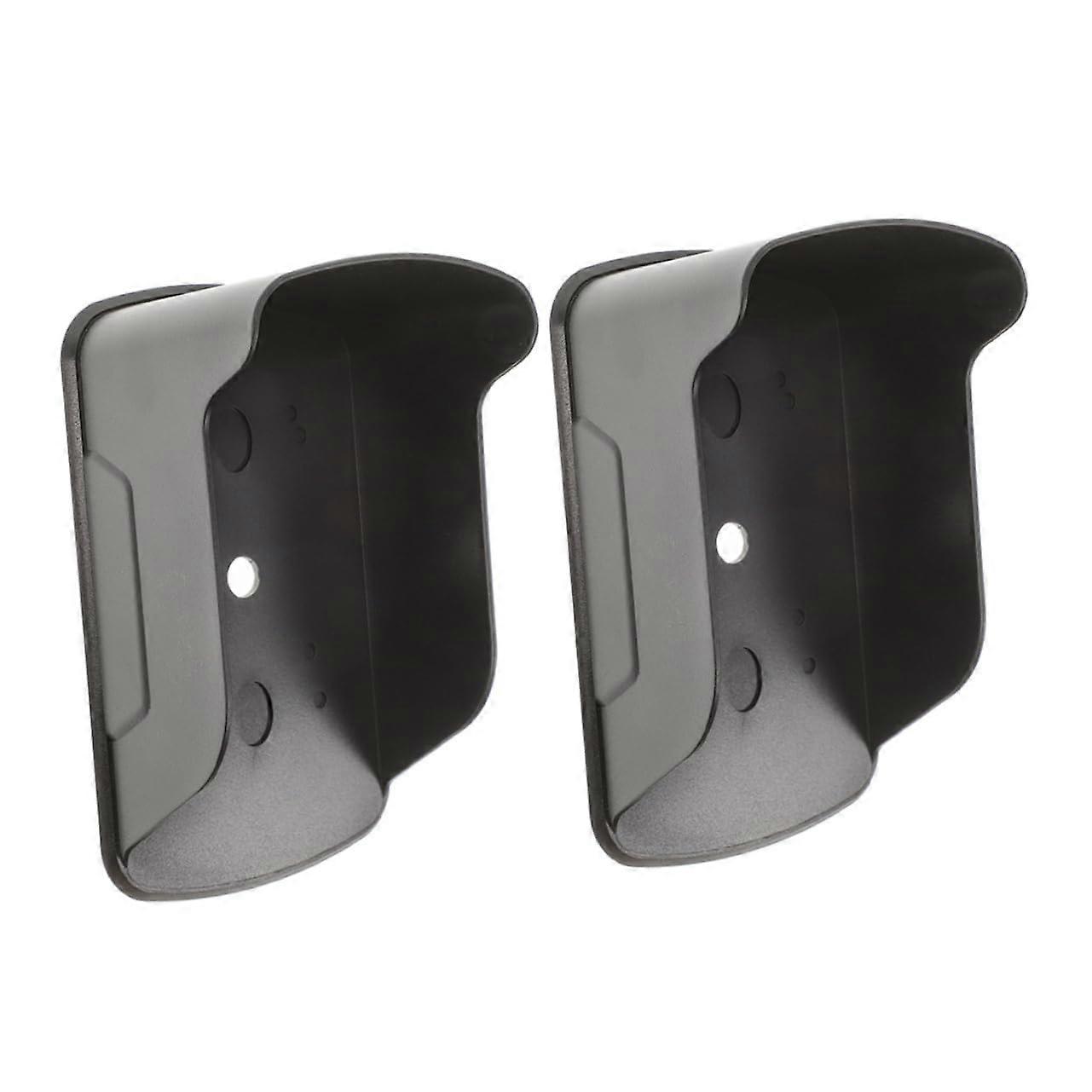 2pcs Outdoor Waterproof Doorbell Rain Cover with Durable Plastic Shield for Access Control