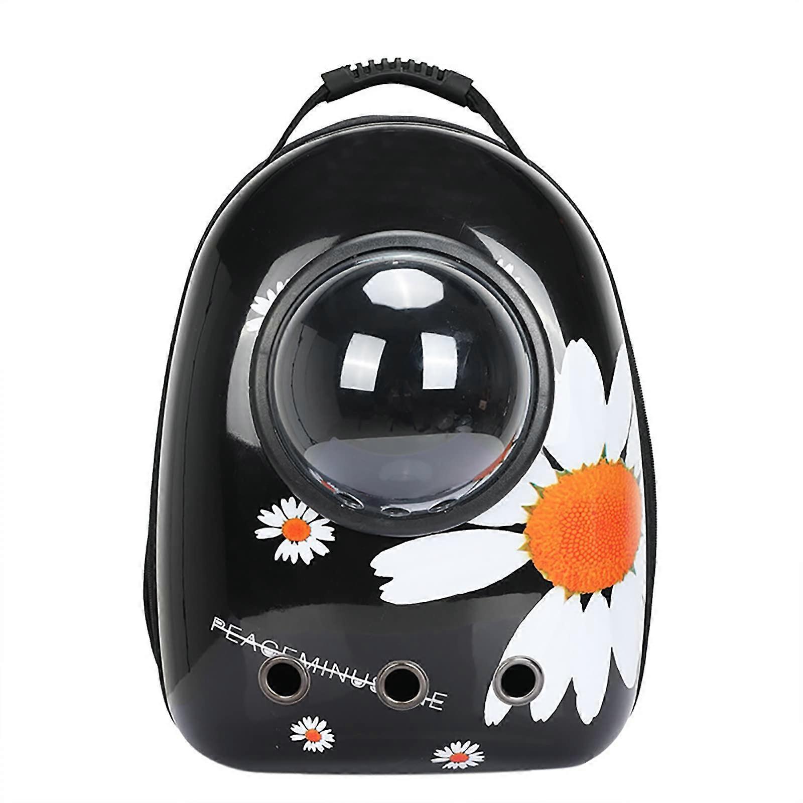 Cat Backpack Carrier with Space Capsule Design, Ventilation, Hard Shell, Removable Pad for Travel