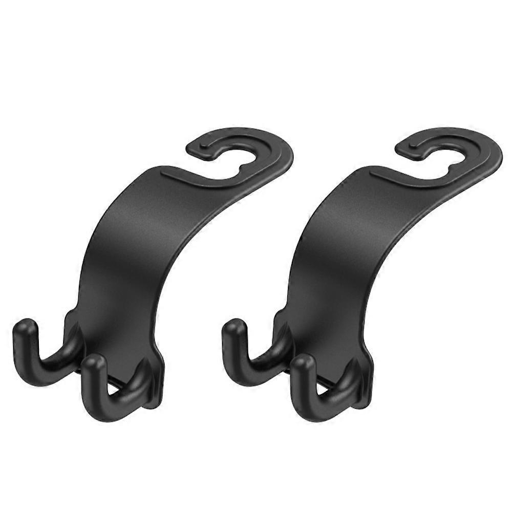 Car Backseat Hook for Bag Hanging 4Pcs Universal Black Hooks