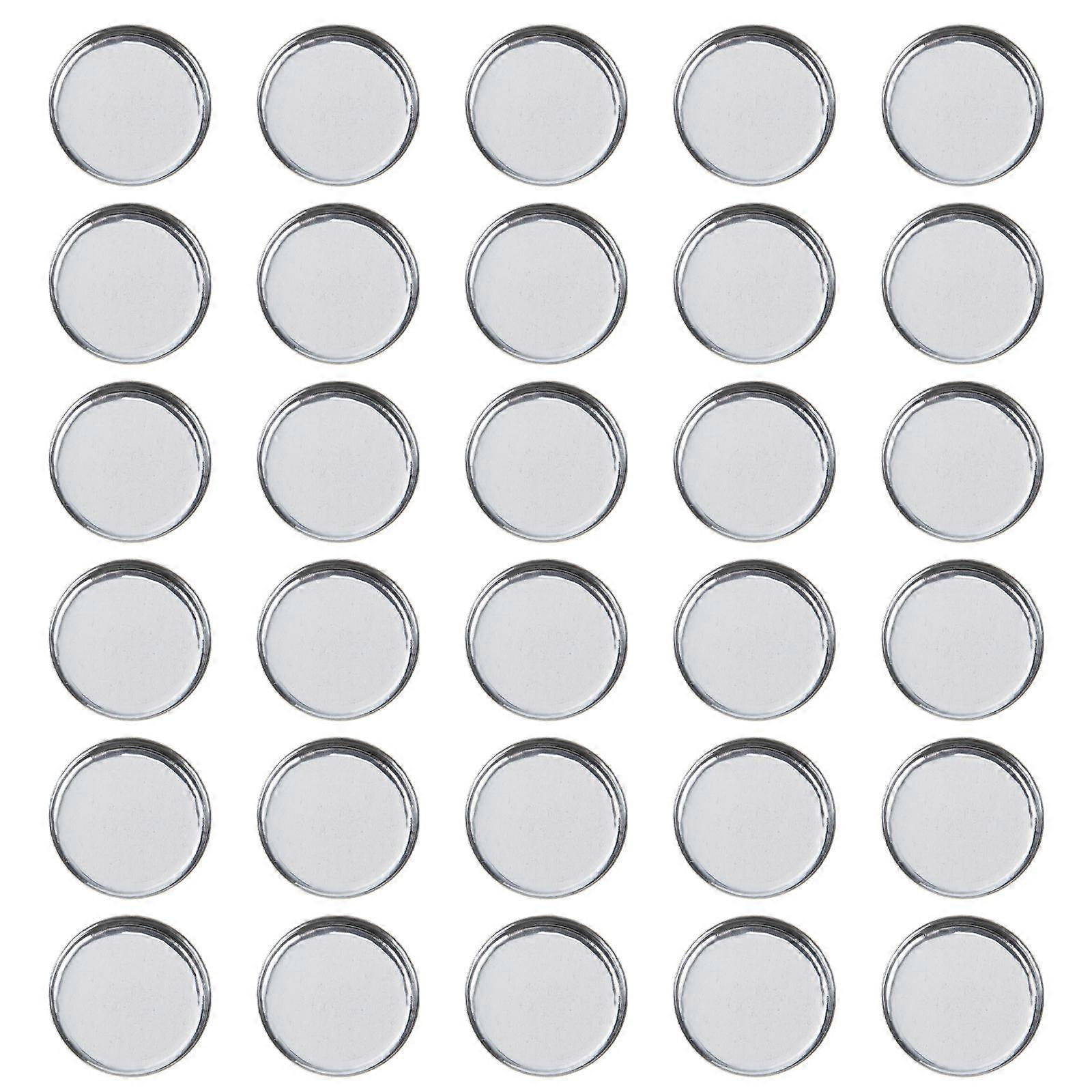 Empty Eyeshadow Pans Round Metal Tray for Cosmetic Use 30Pcs Pack