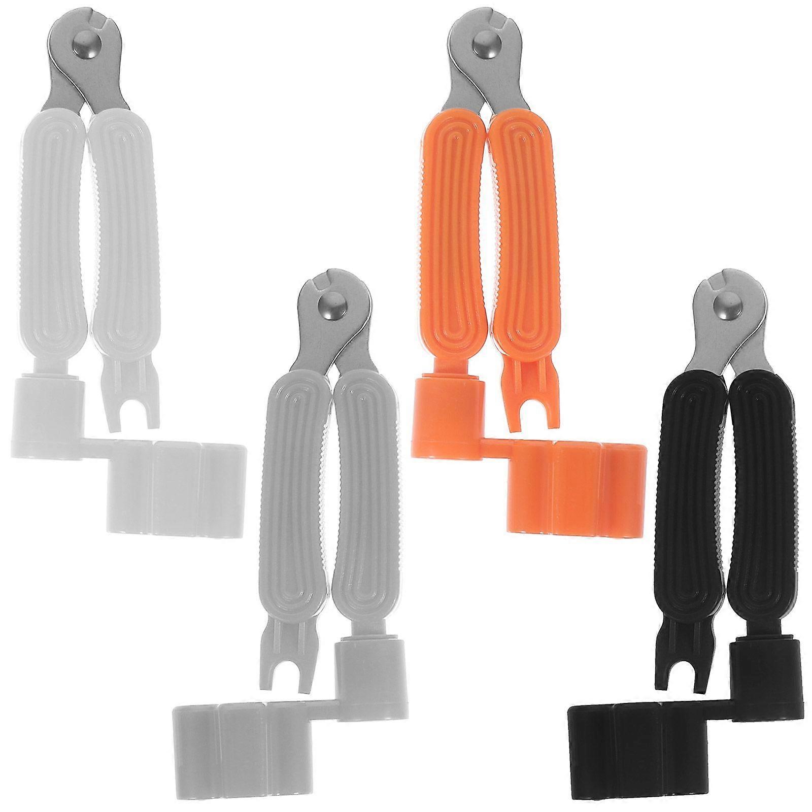 4pcs 3 In 1 Guitar String Winder Guitar String Cutter Bridge Pin Pullers