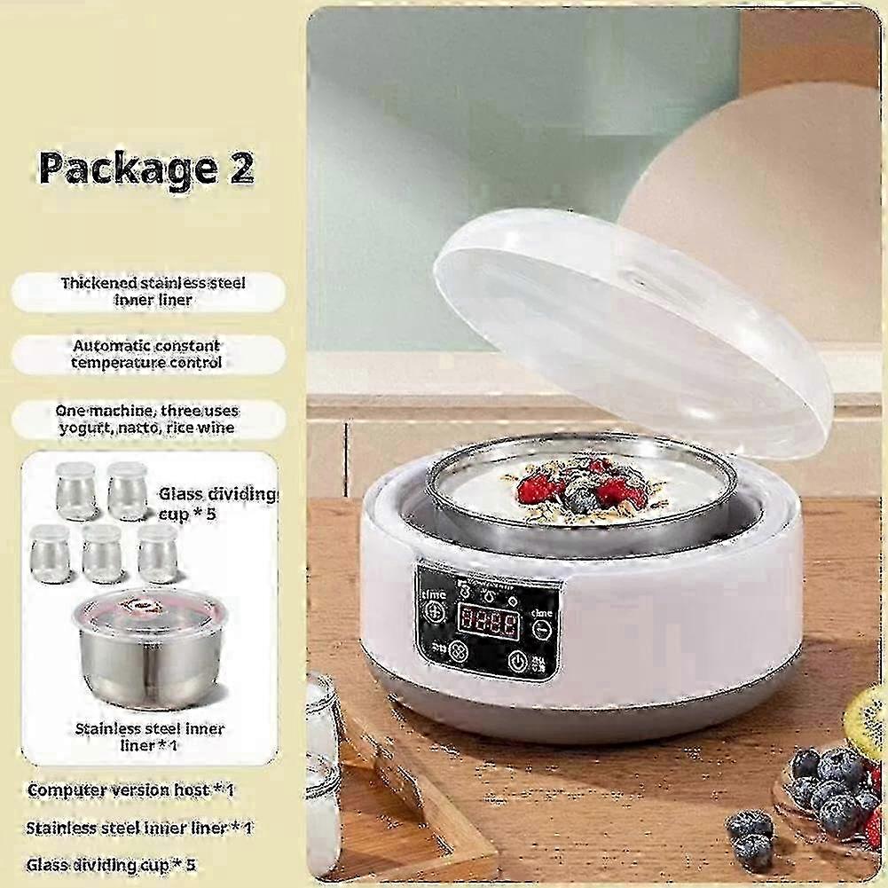 36-Hour Yogurt Maker 1.2L Yogurt Machine with Adjustable Temp & Timer, Automatic Yogurt Natto Rice Wine Maker