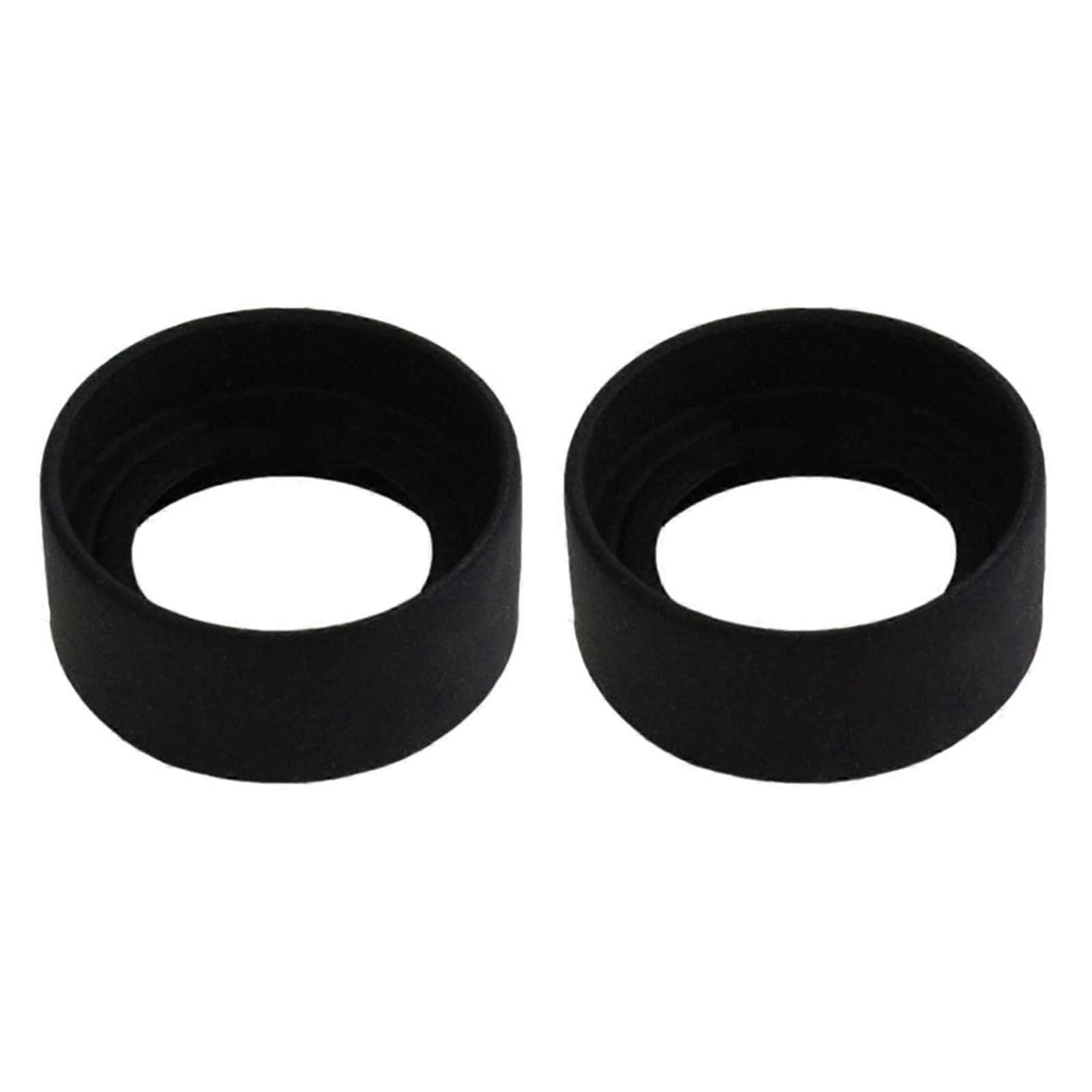 Microscope Eyecups Medium Pair Soft Rubber Eyepiece Covers for Eye Protection and Clarity