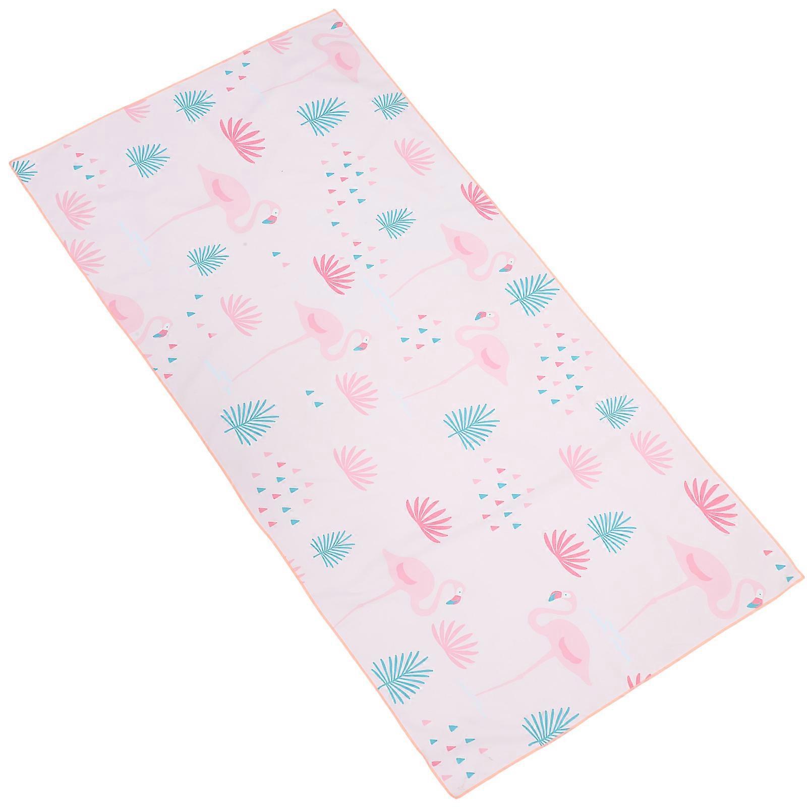 Pink Microfiber Decorative for Quick Drying Multi-Function Beach Towel