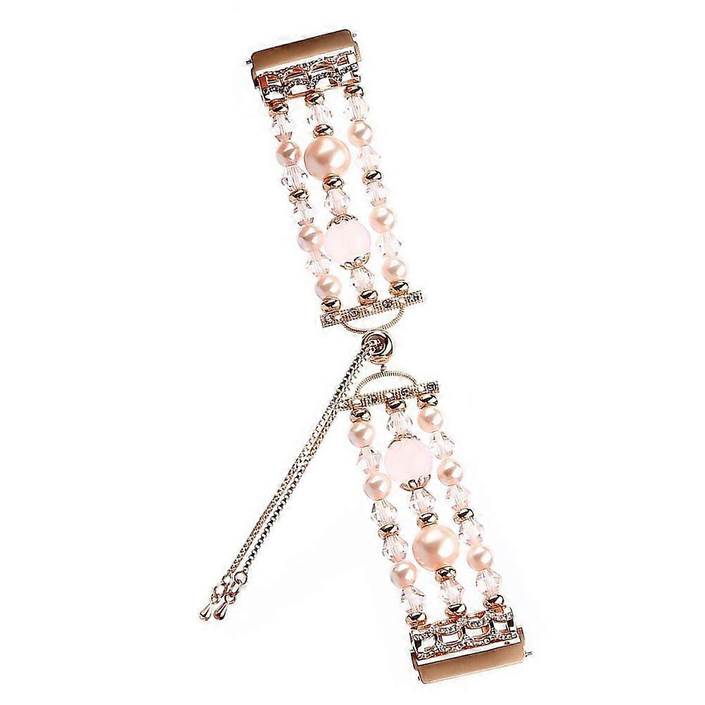 1Pcs Crystal Agate Watch Band Adjustable Strap Compatible for Fitbit