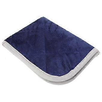Self Heating Pet Mat Heated Blanket for Pets 2Pcs Navy Cloth Pet Warming Pad