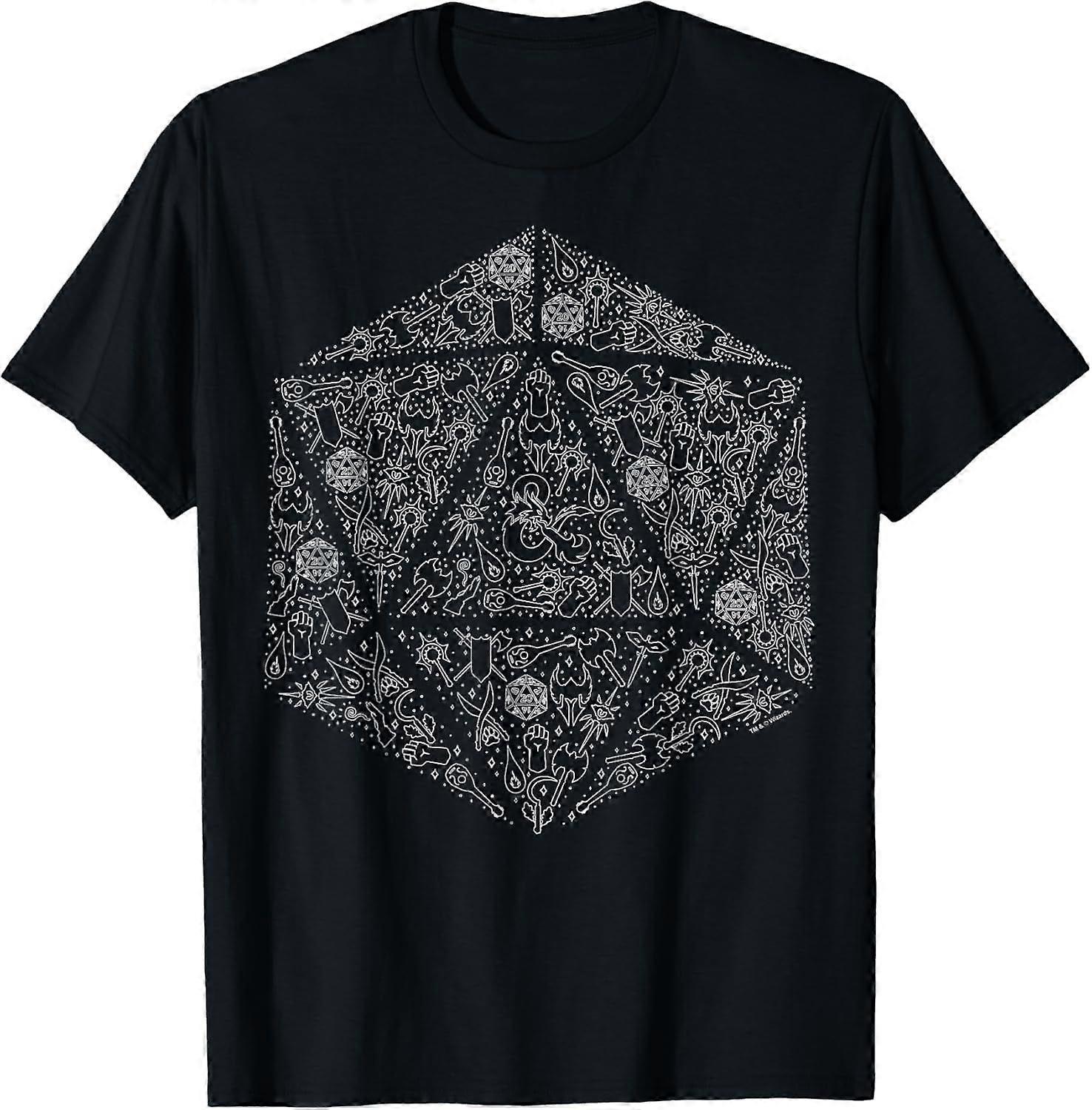 Tričko Dungeons Dragons Celestial D20 Z2392