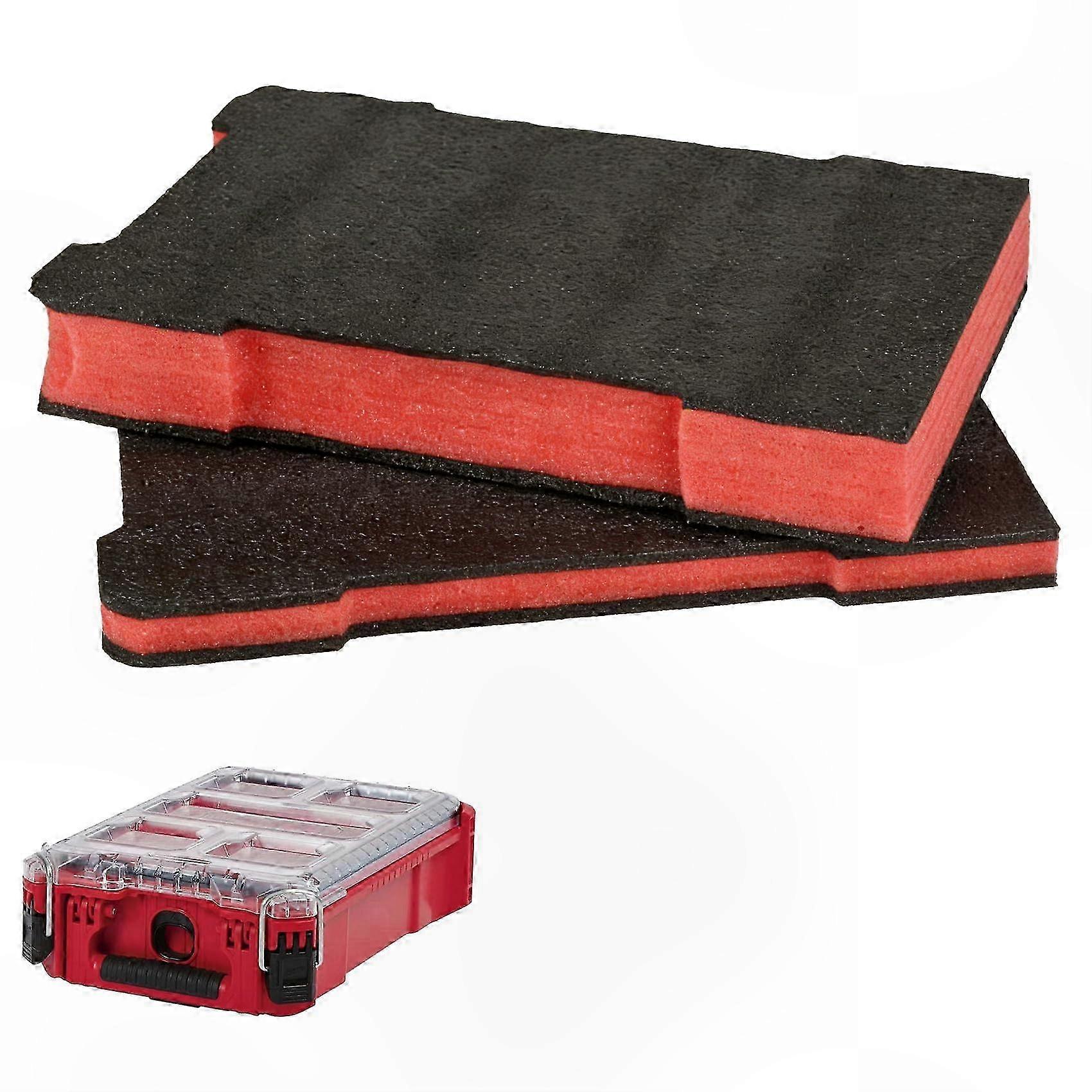 2-Pack Foam Insert with Shockproof Organizer for Tool Storage Solutions