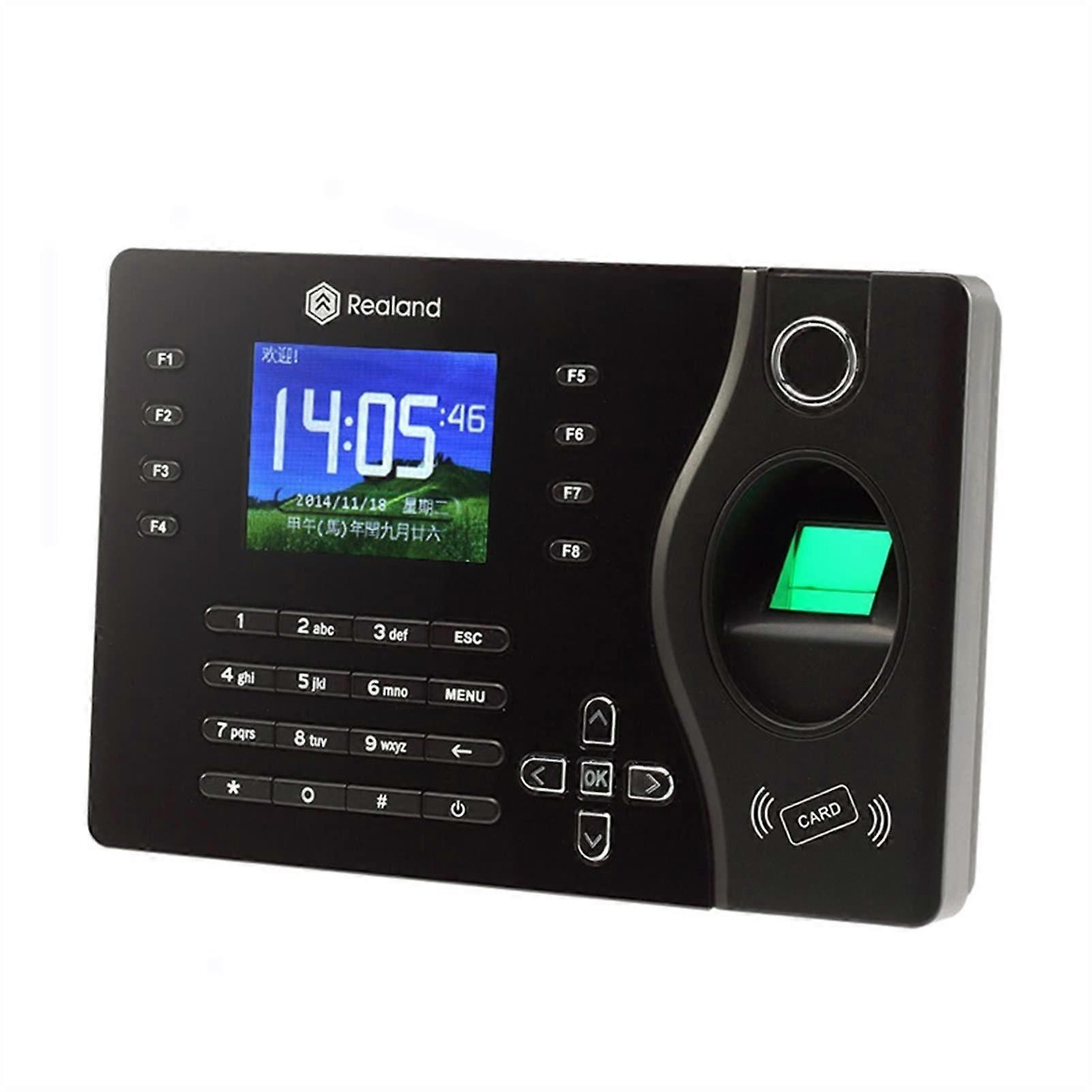 Fingerprint Time Attendance Machine with Card Reader, P2P Cloud Biometric Access Control Terminal