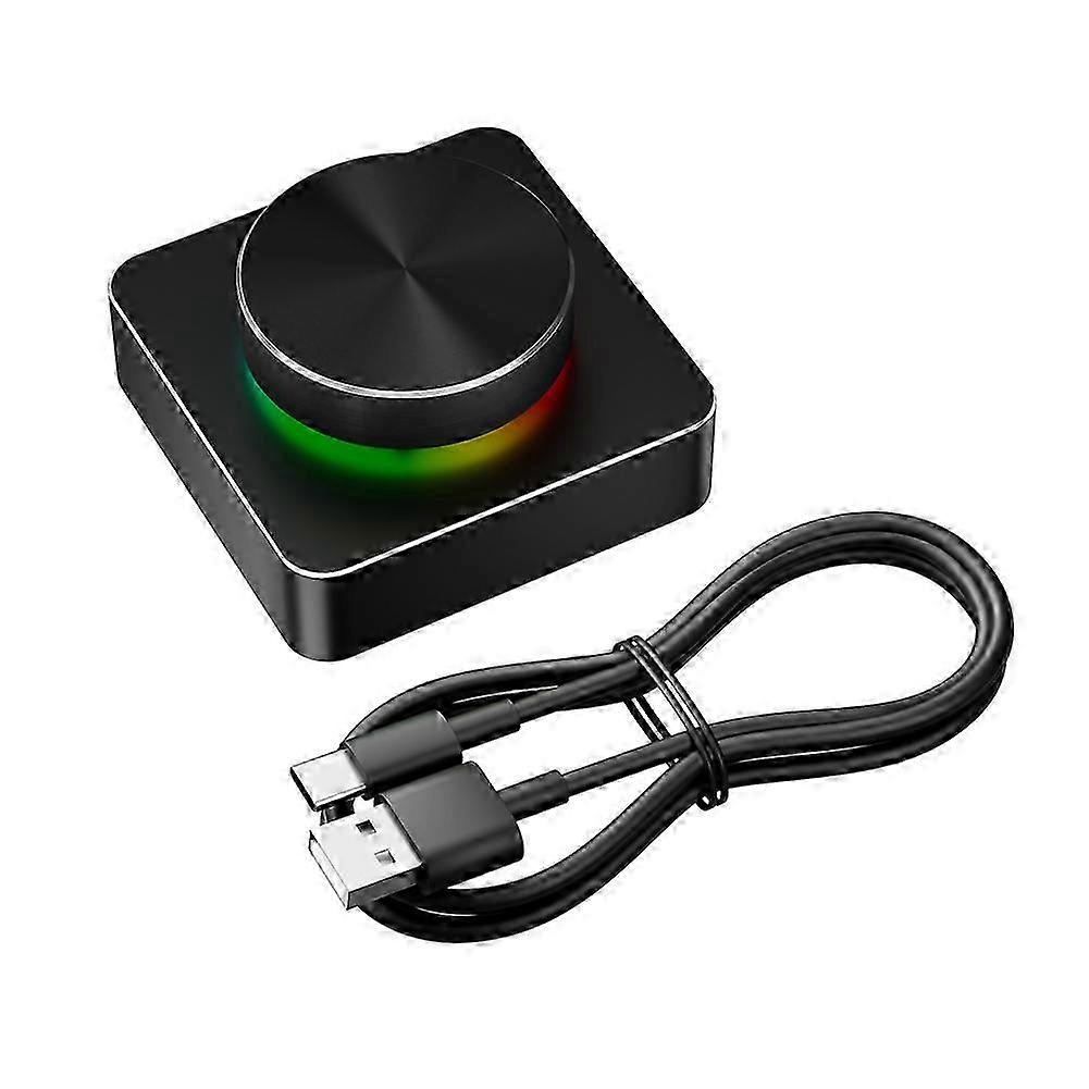 USB Volume Control Knob PC Computer Speaker Audio Volume Controller 2 Modes USB+Bluetooth5.1 Multimedia Controller