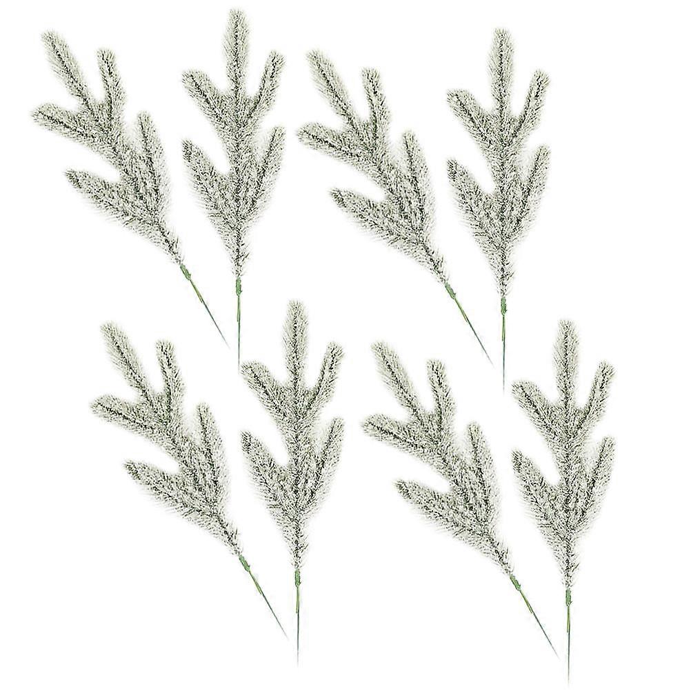 Pine Needles Artificial Green Branches for Christmas Decor 32Pcs