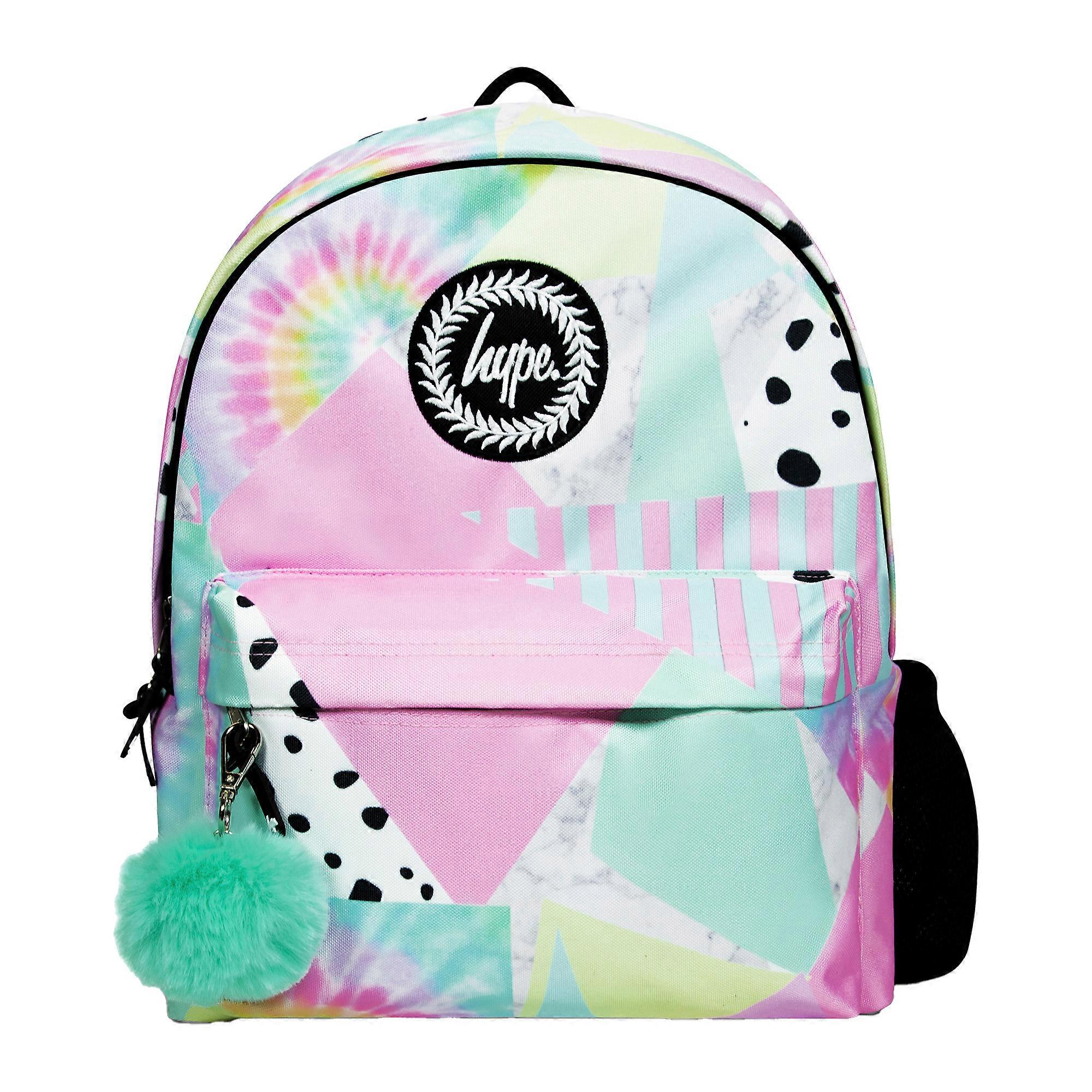 Hype - Kids Backpack Multi Pastel Collage Lightweight Bag