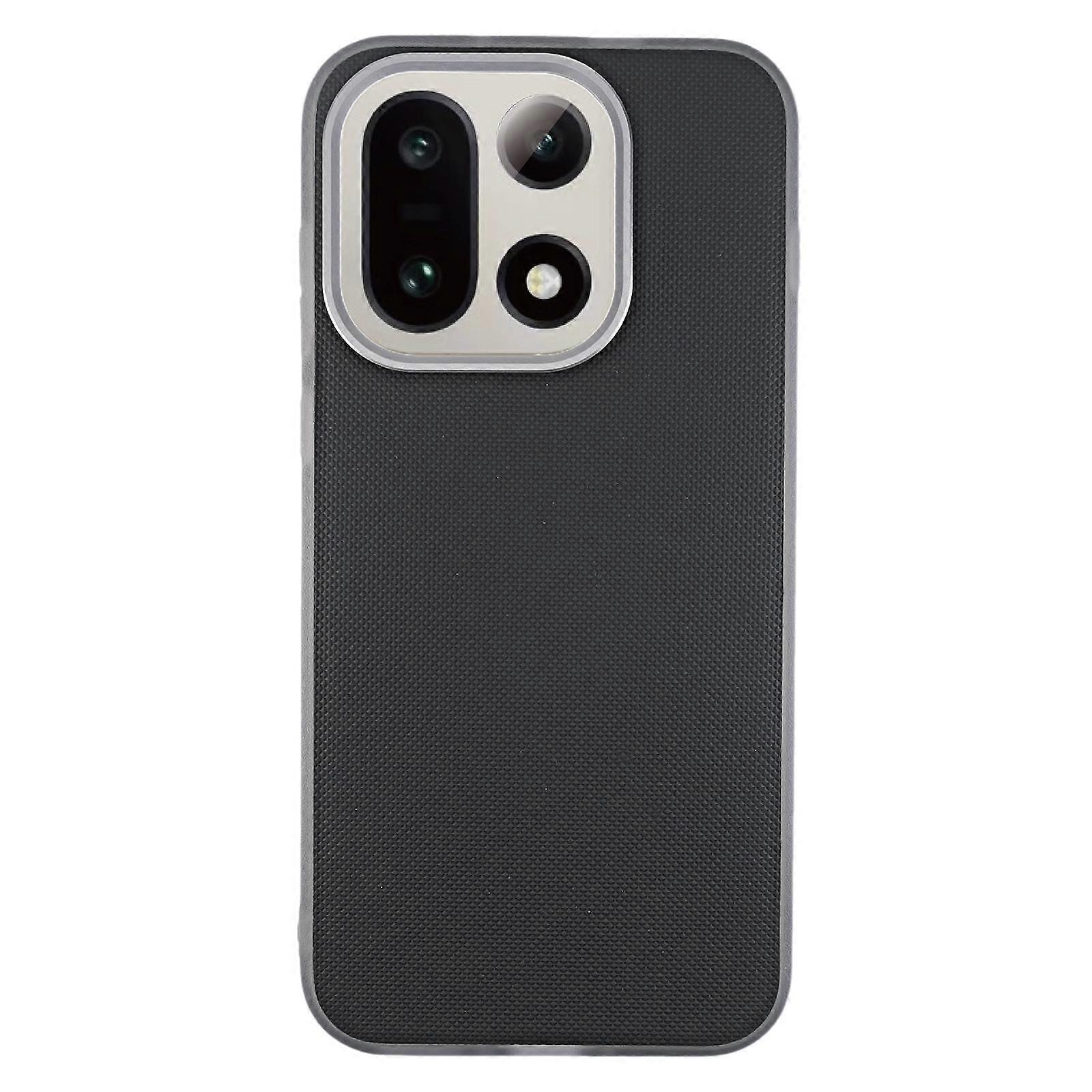 Matte Grid Texture Vegan Leather Phone Case