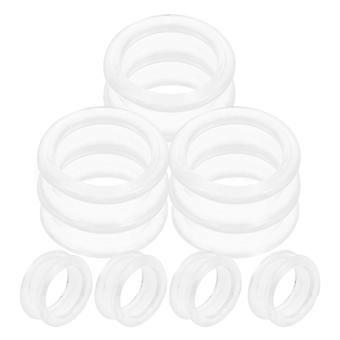 10pcs Ciseaux Silicone Anneaux De Doigt Toilettage Ciseaux Anneaux Coupe De Cheveux Styling Ciseaux Accessoire
