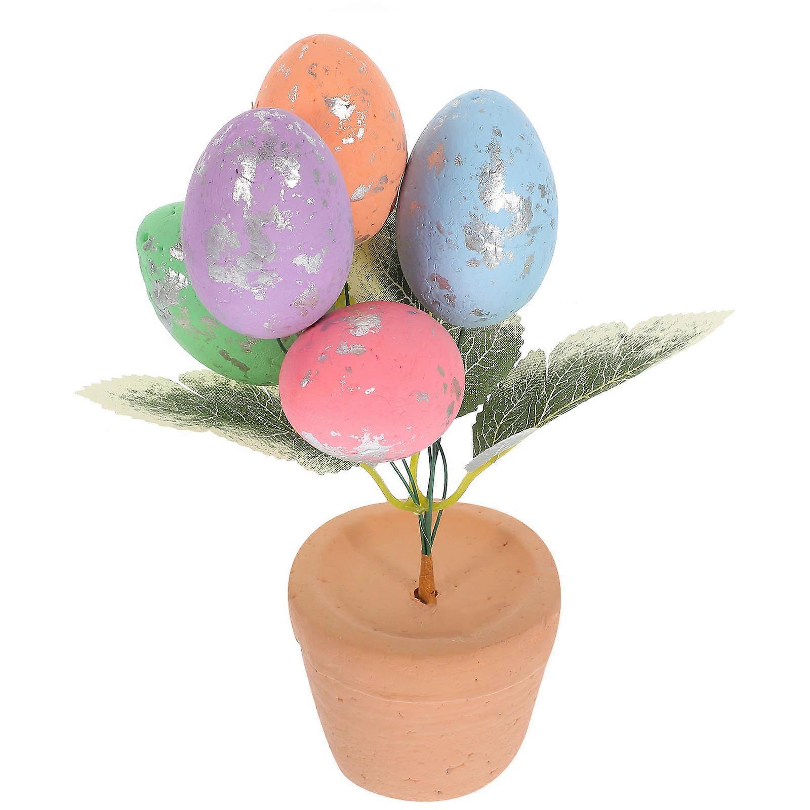 Easter Egg Bonsai Decoration Easter Egg Decoration Easter Desktop Decoration