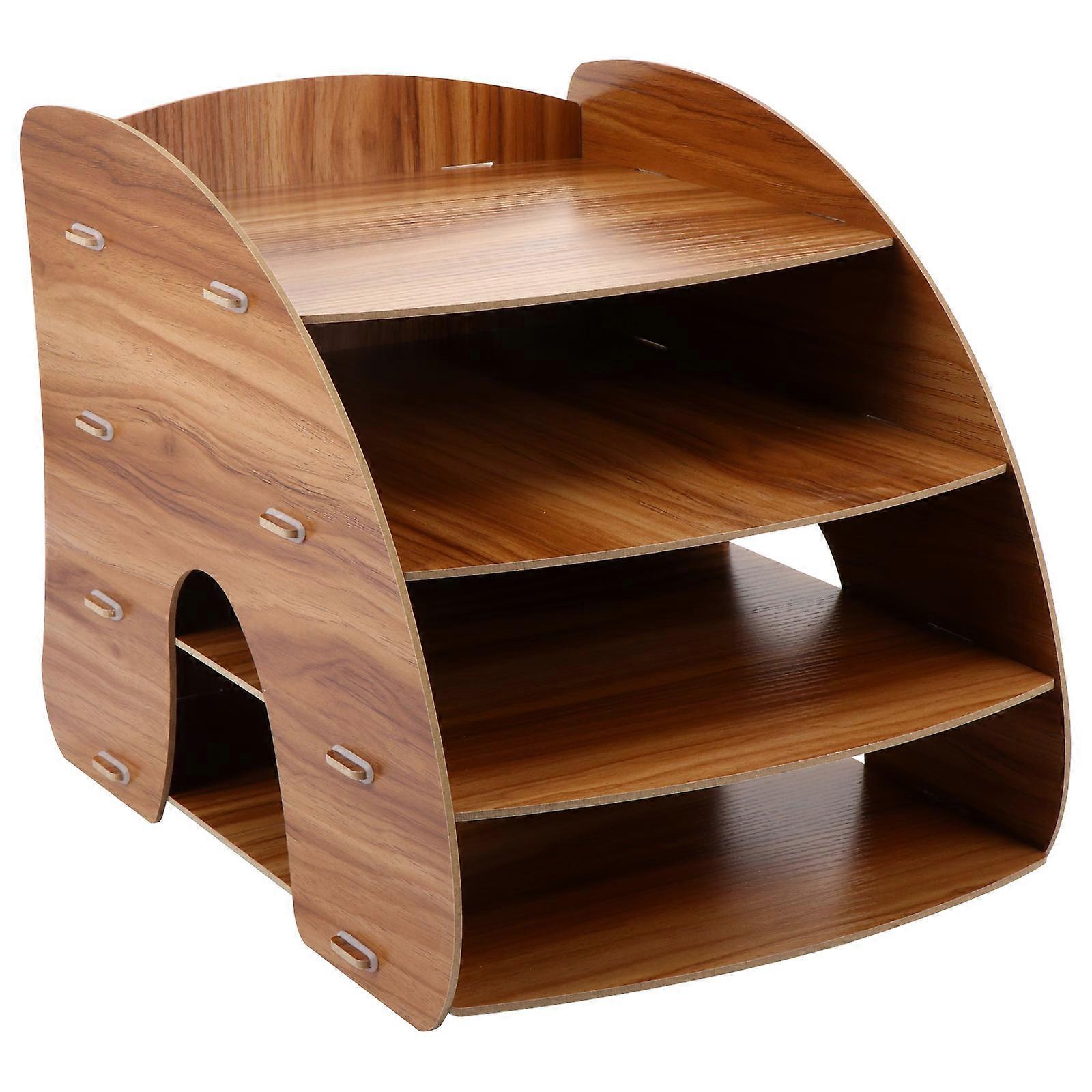 Desktop Storage Rack File Storage Shelf Multi-Layer Finishing Rack Book Shelf