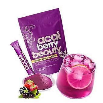 Acai Berry Beauty Nutrition Drinks & Shakes, Makes your Skin Glow, 7 in 1 Mixed Berries, 7 Sticks ZT
