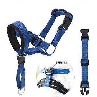 Dog Head Collar. No Pull Stylish Head Halter for Heavy Pullers. Gentle Dog Face Harness Stops Pet Pulling and Choking on Walks for Medium Large Aggres