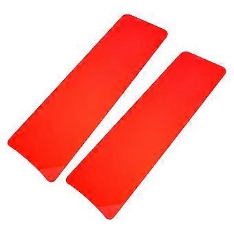 Hair Coloring Tool Highlighting Board for Salon Use 8Pcs Semi-Transparent Red
